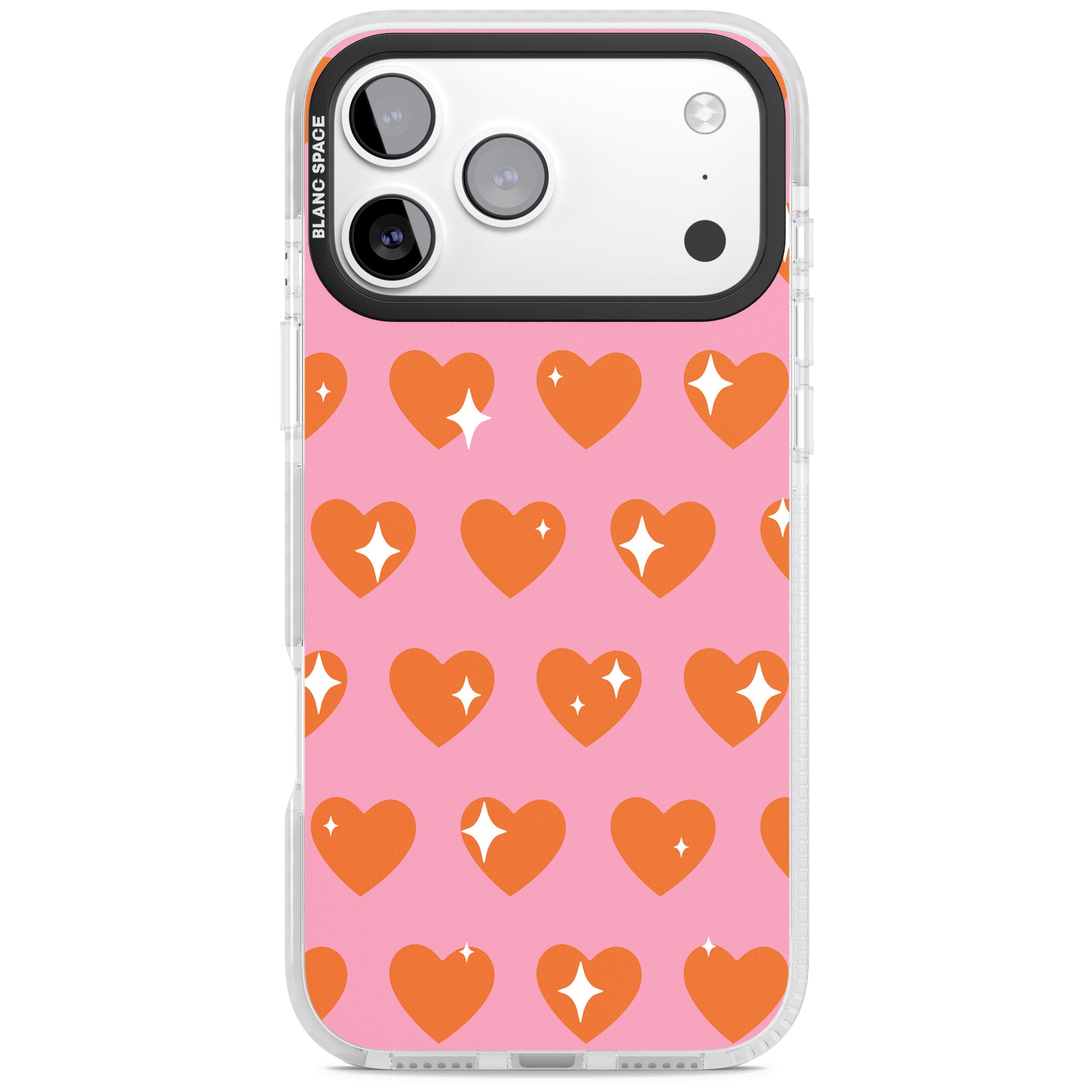 Sweet Hearts (Sunset) iPhone 17 Pro Impact Clear Phone Case