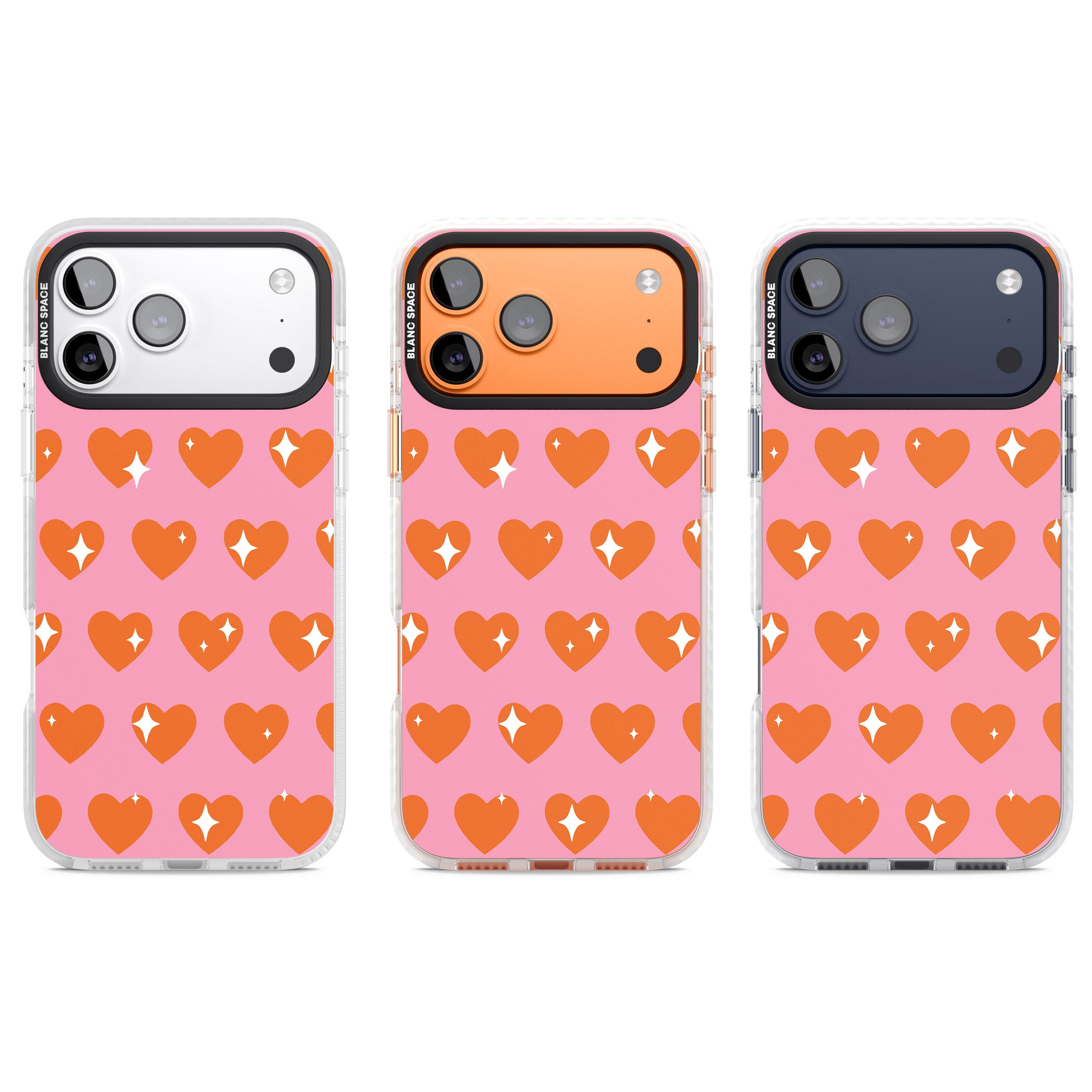 Sweet Hearts (Sunset) iPhone 17 Pro Impact Clear Phone Case APT Impact Protection