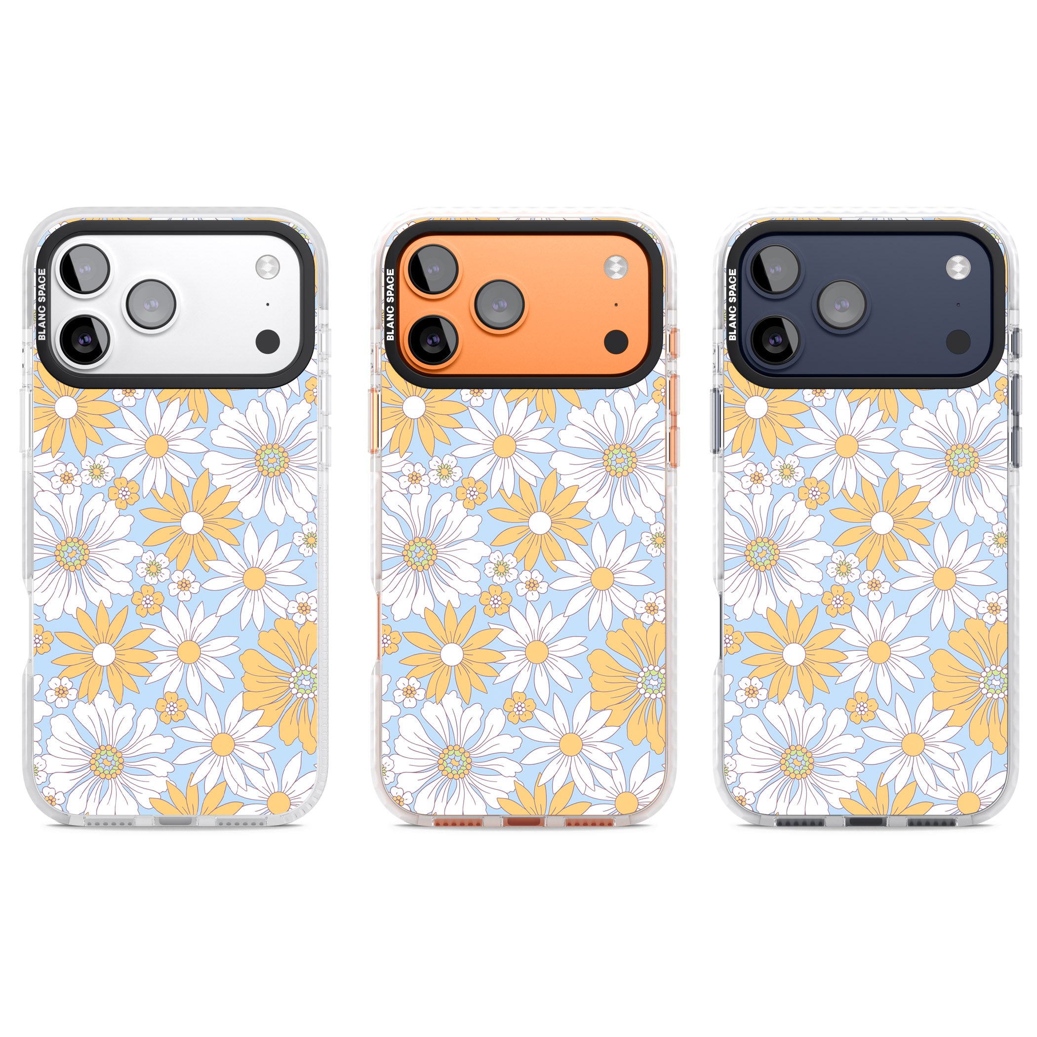 Summers Day Flower Mix iPhone 17 Pro Impact Clear Phone Case APT Impact Protection