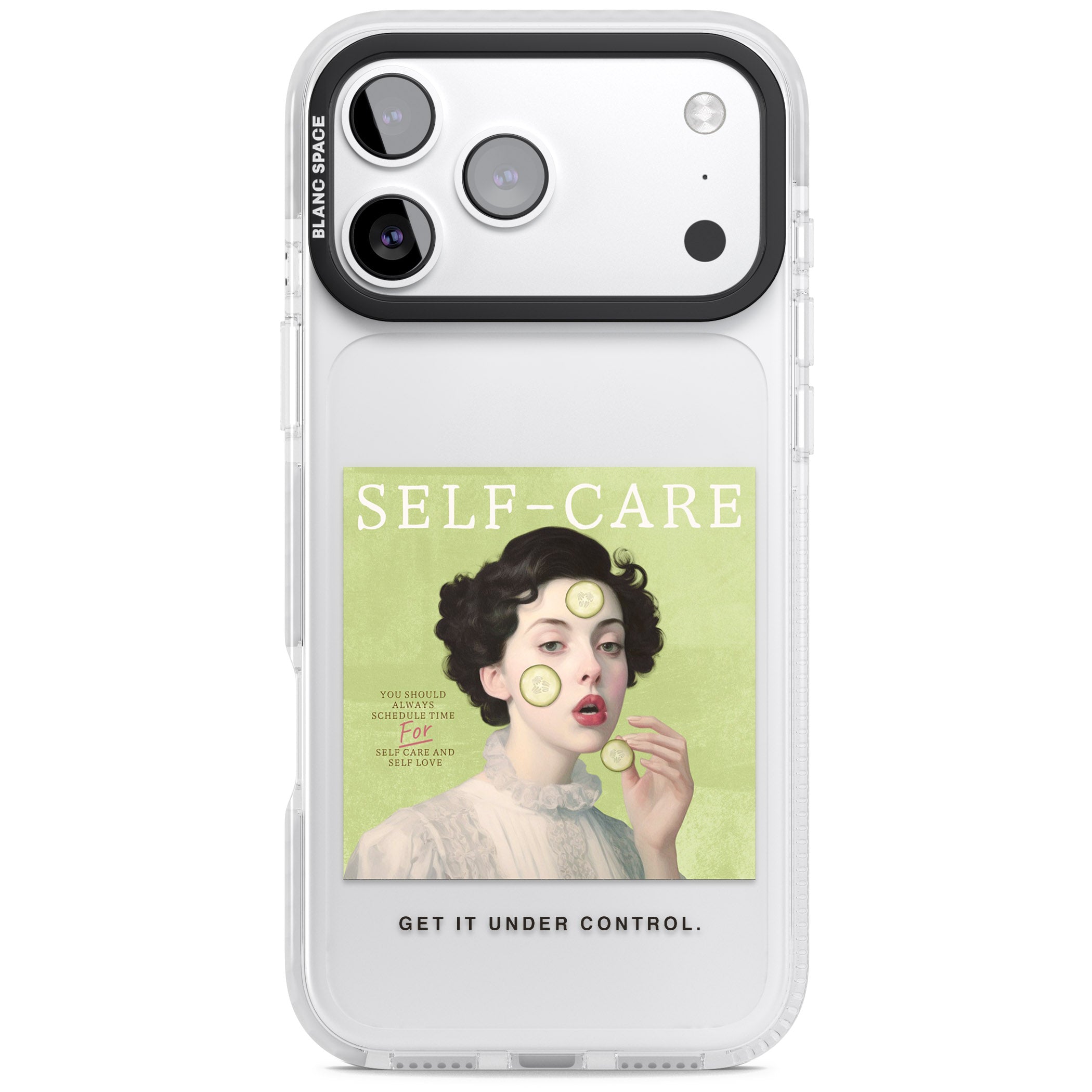 Self Care iPhone 17 Pro Impact Clear Phone Case