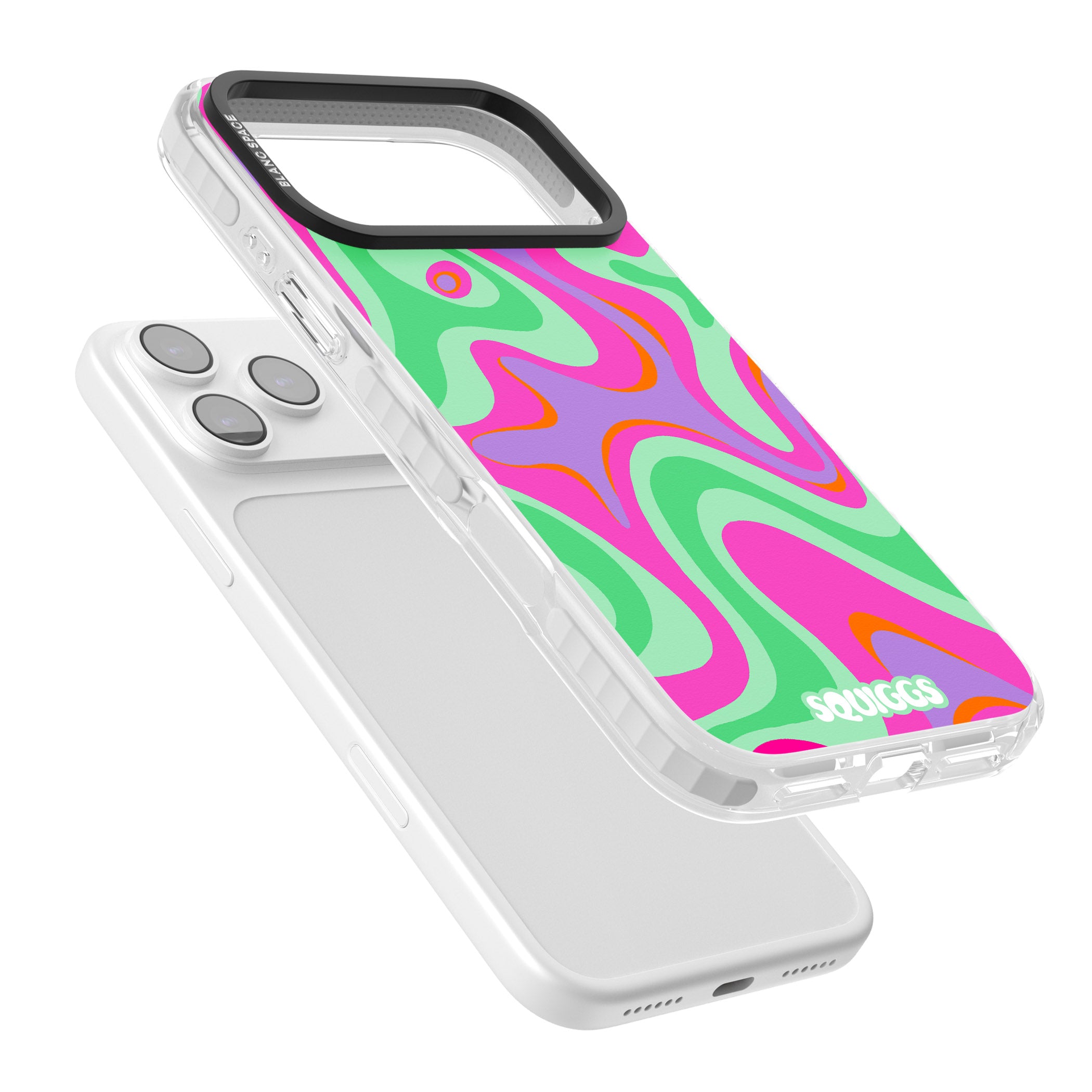 Pink Lava iPhone 17 Pro Impact Clear Phone Case Colours