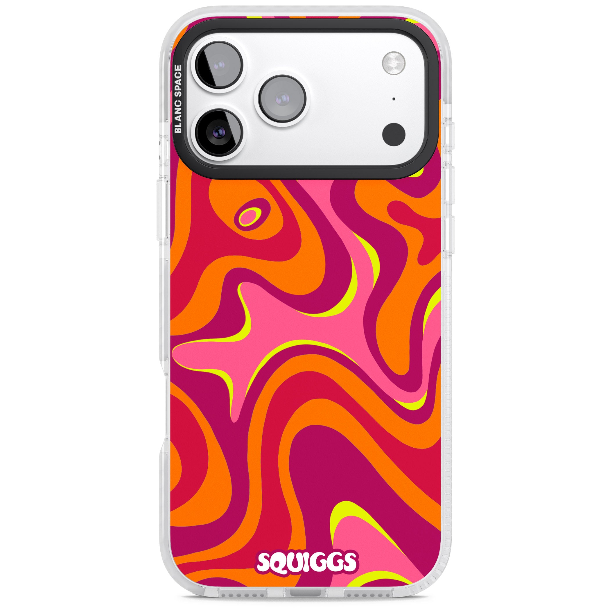 Hot Lava iPhone 17 Pro Impact Clear Phone Case