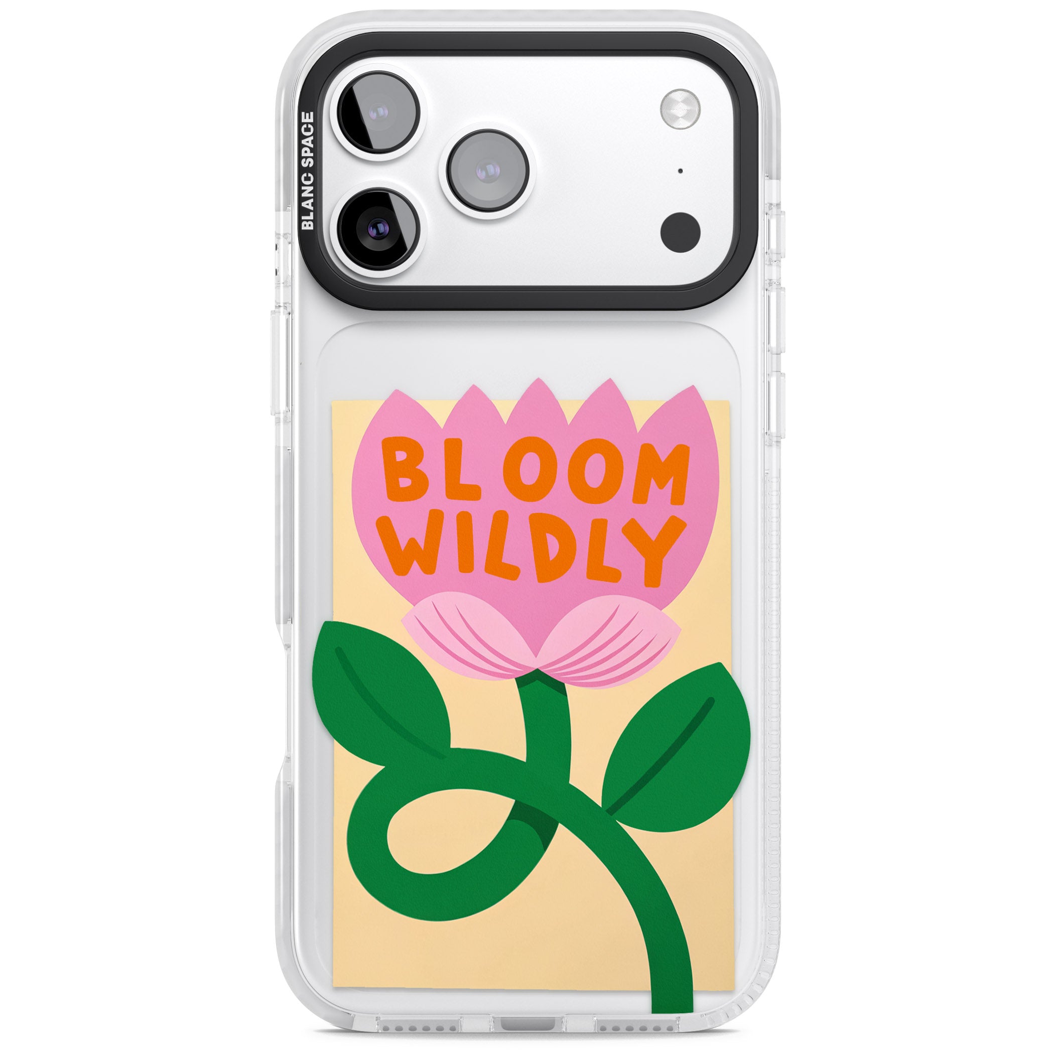 Bloom Wildly iPhone 17 Pro Impact Clear Phone Case