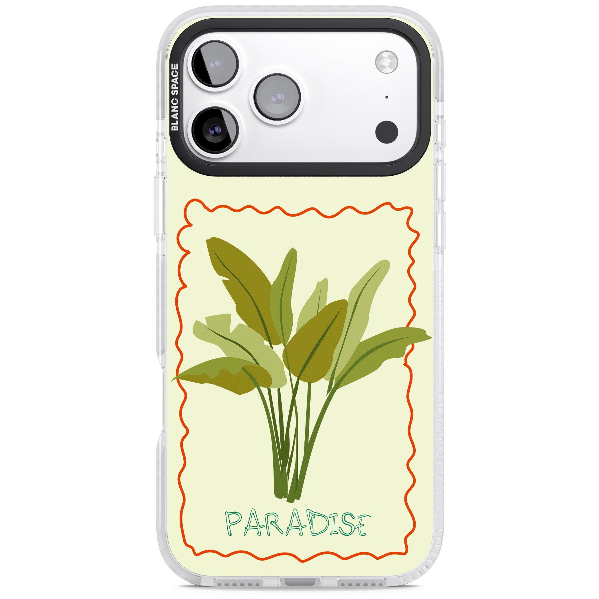 Paradies Plant iPhone 17 Pro Impact Clear Phone Case