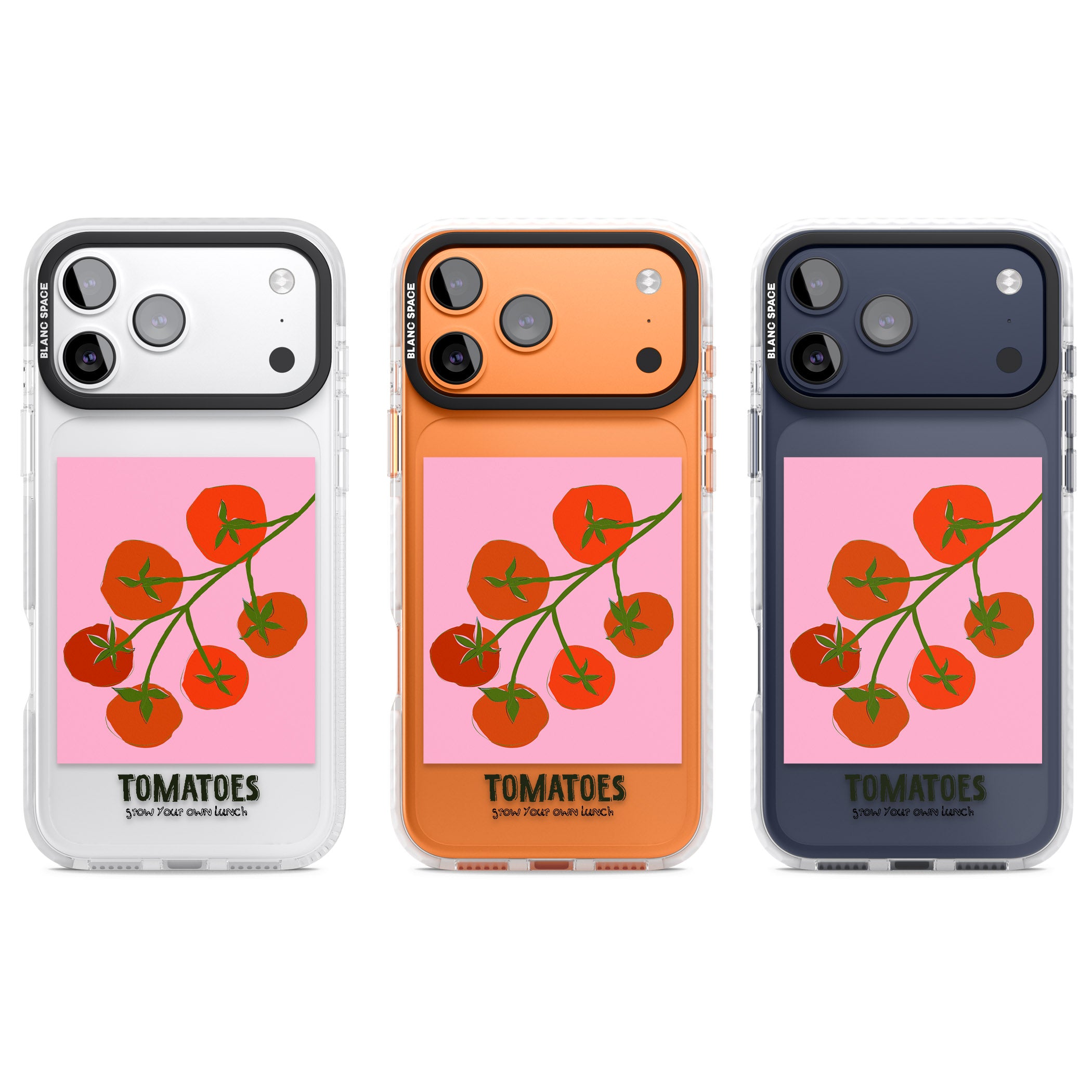 Own Tomatoes iPhone 17 Pro Impact Clear Phone Case APT Impact Protection