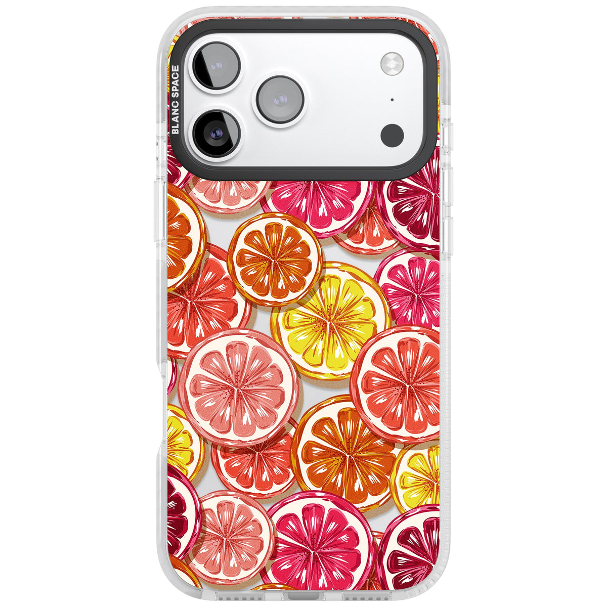Citrus Fiesta iPhone 17 Pro Max Impact Clear Phone Case front