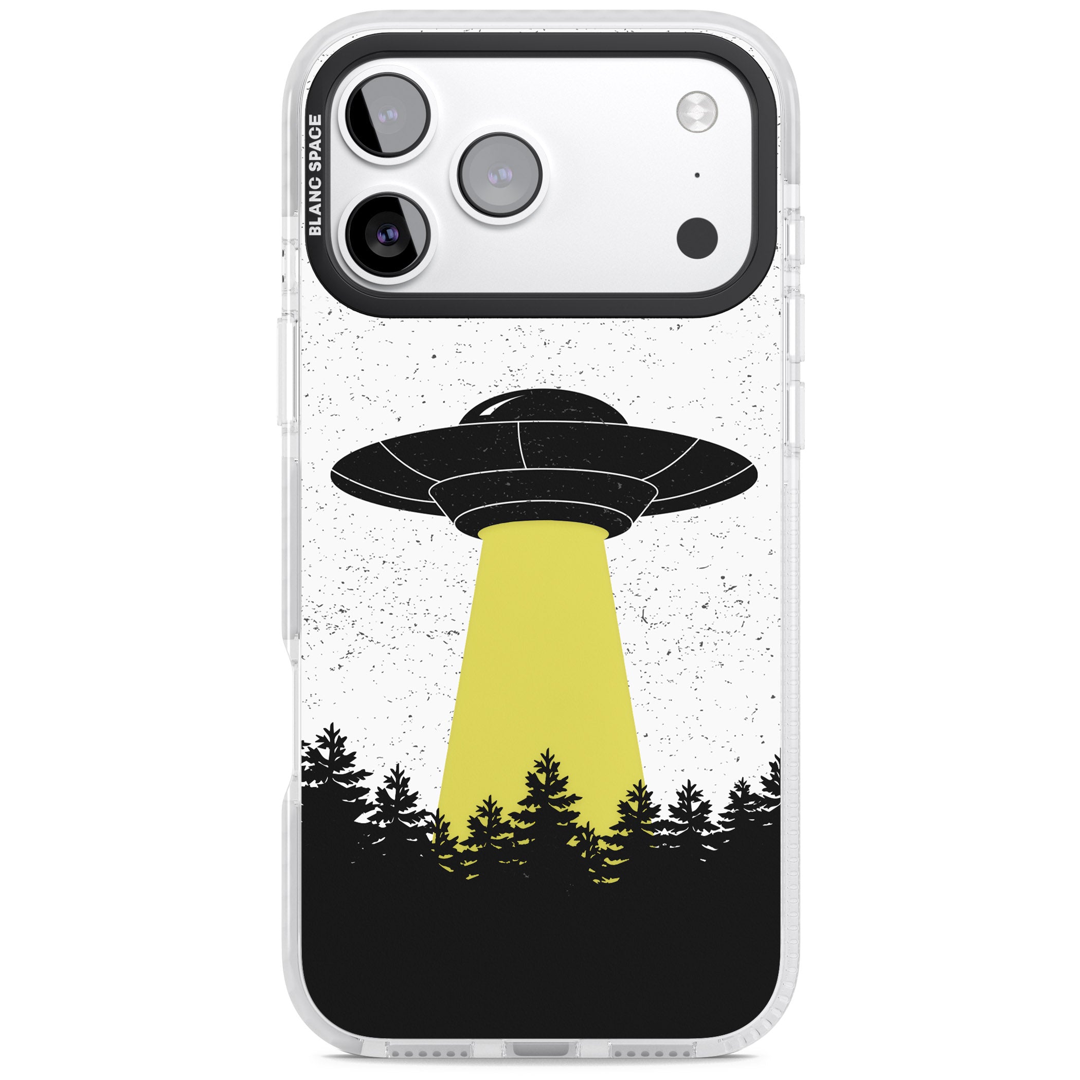 Alien Abduction iPhone 17 Pro Impact Clear Phone Case