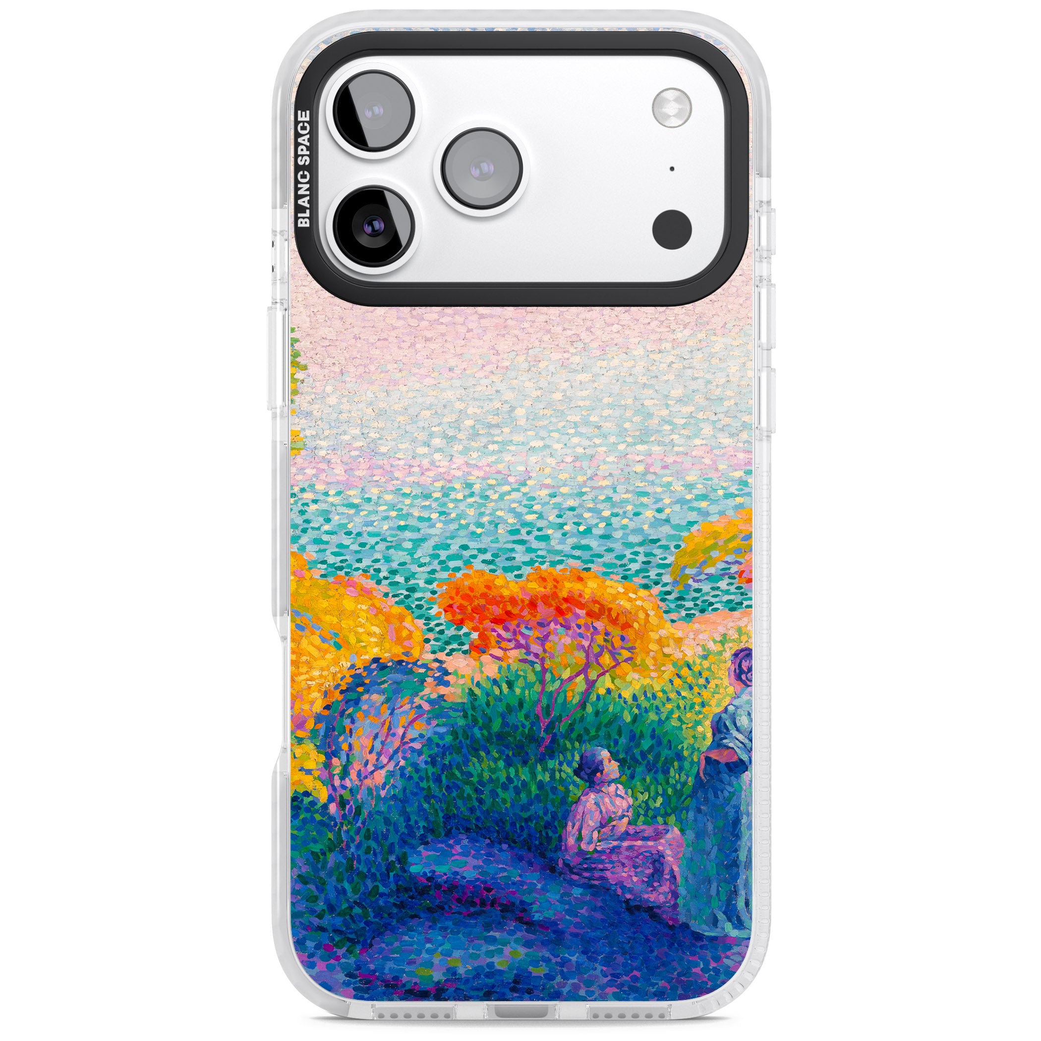 Two Women by the Shore iPhone 17 Pro Impact Clear Phone Case