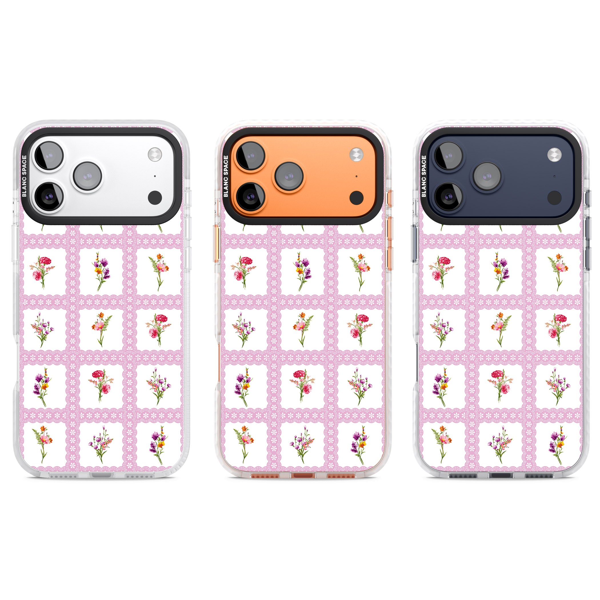 Wildflower Windows iPhone 17 Pro Impact Clear Phone Case APT Impact Protection