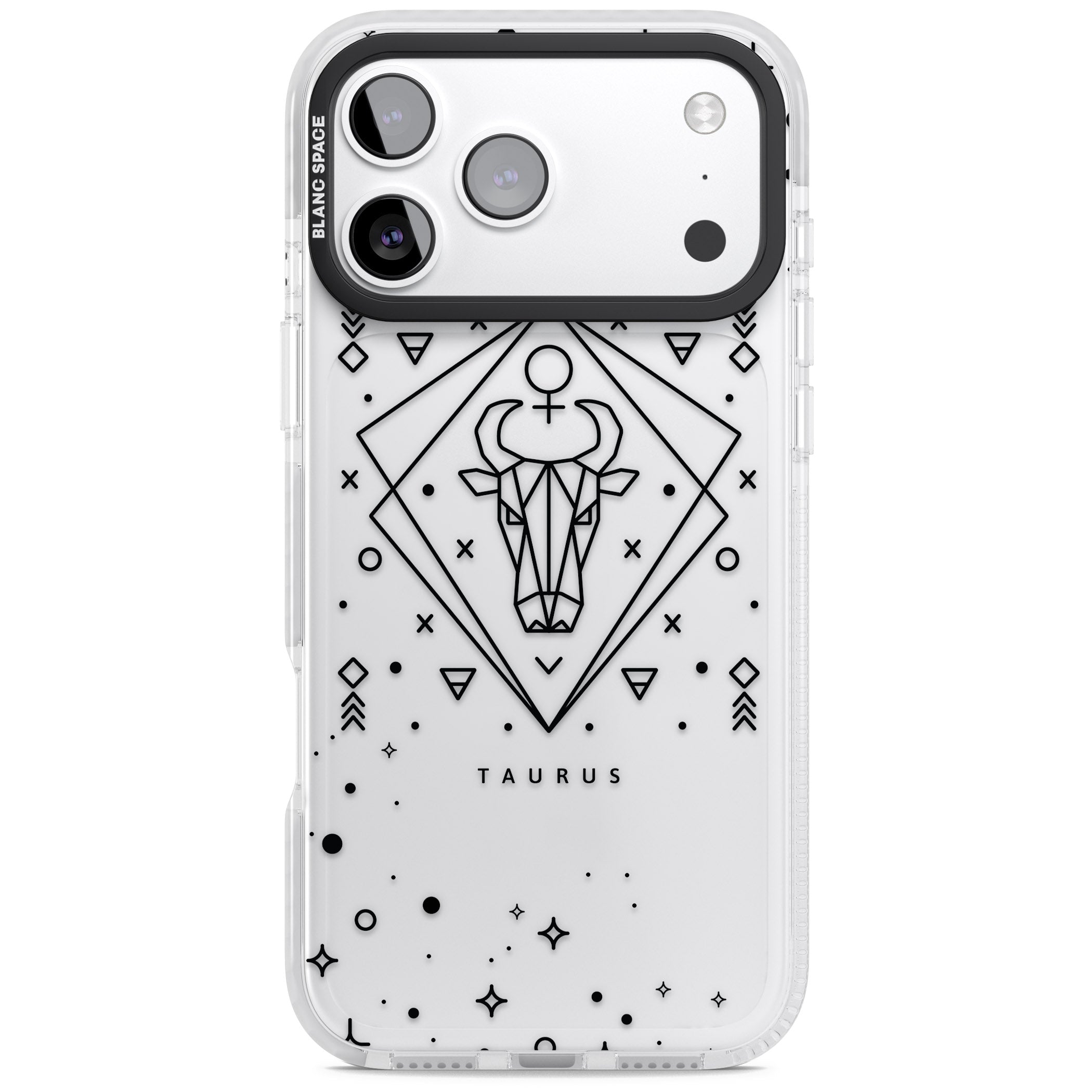 Taurus Emblem iPhone 17 Pro Impact Clear Phone Case