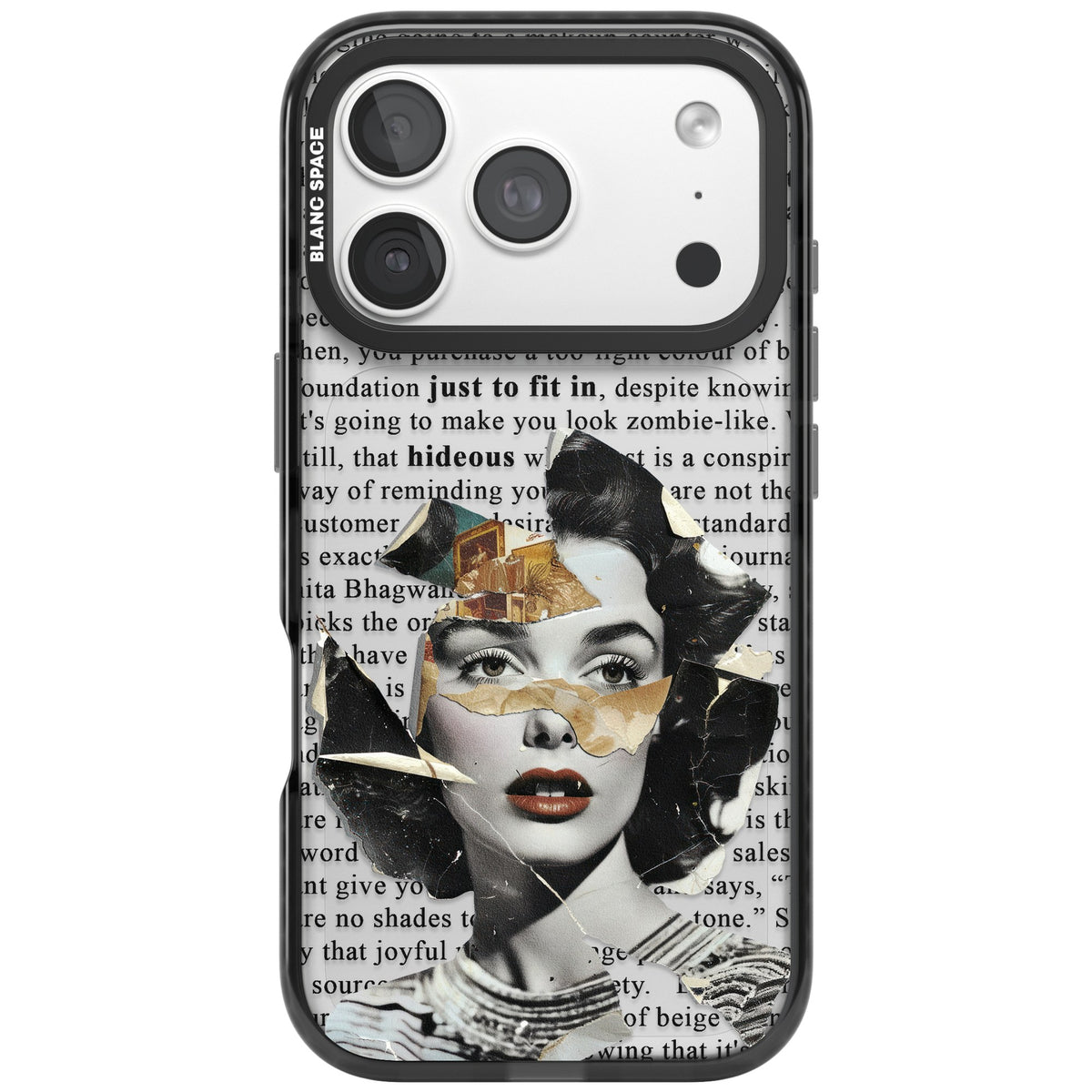 Beauty Is Within iPhone 18 Pro Impact Black Phone Case front