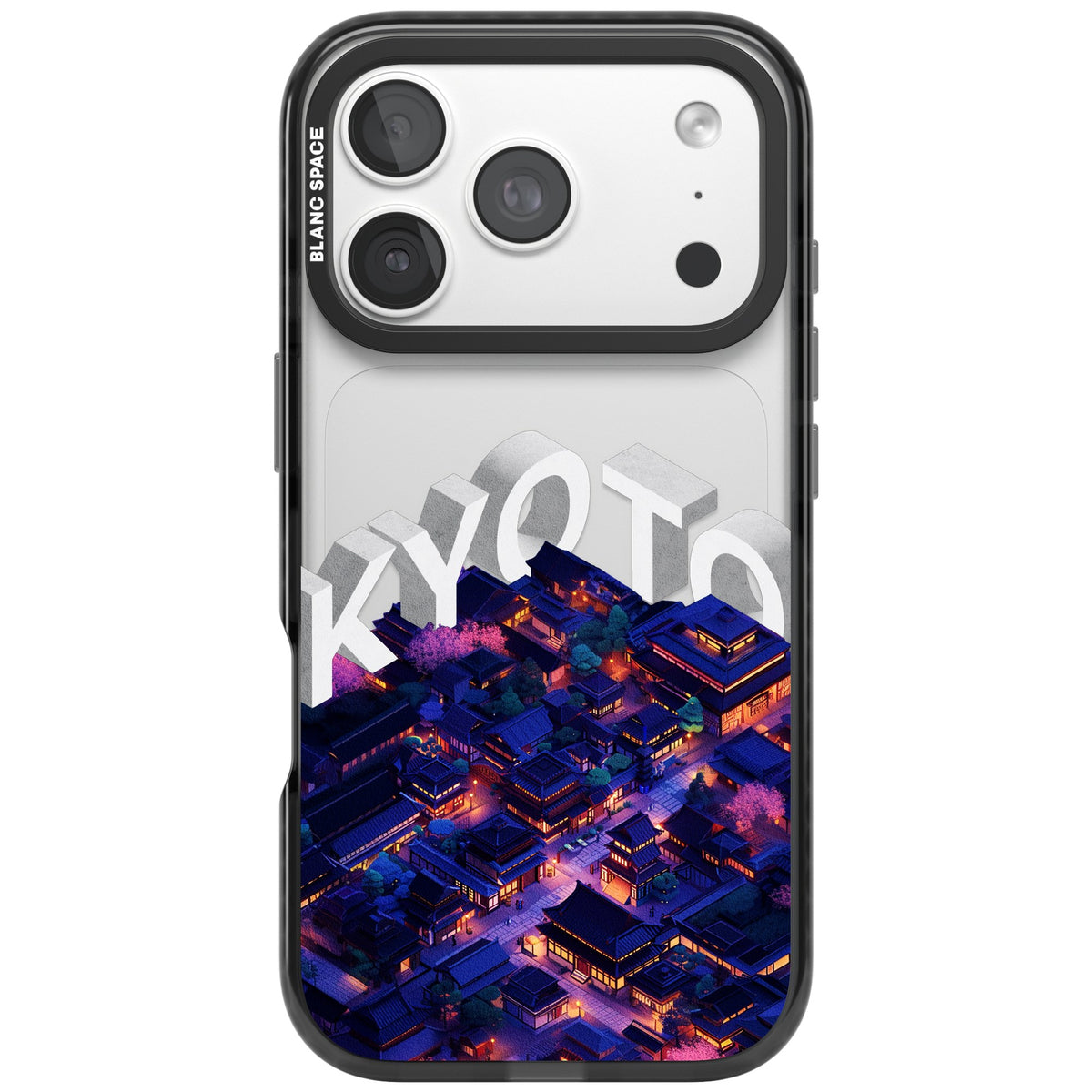 Kyoto iPhone 18 Pro Impact Black Phone Case front