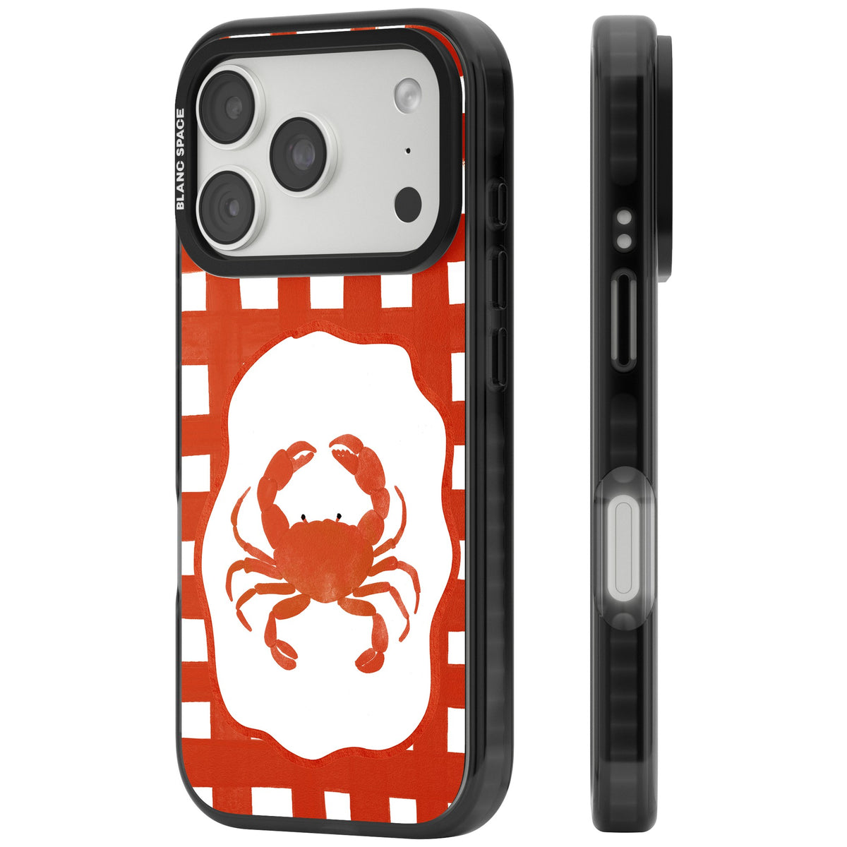 Red Lobster iPhone 18 Pro Impact Black Phone Case side