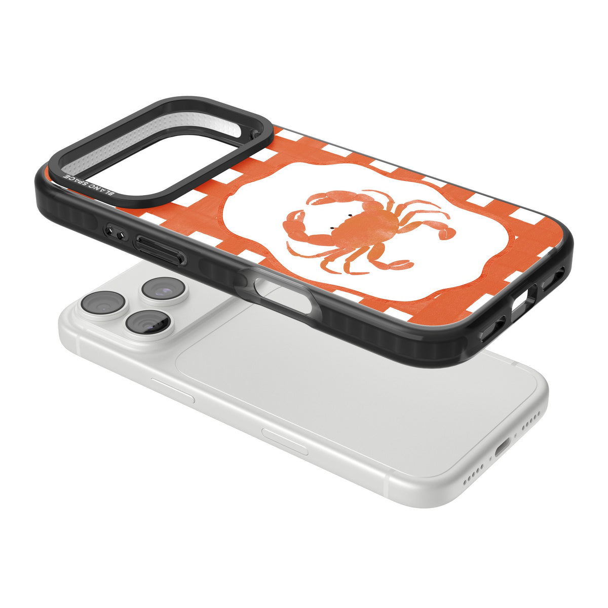 Red Lobster iPhone 18 Pro Impact Black Phone Case angled