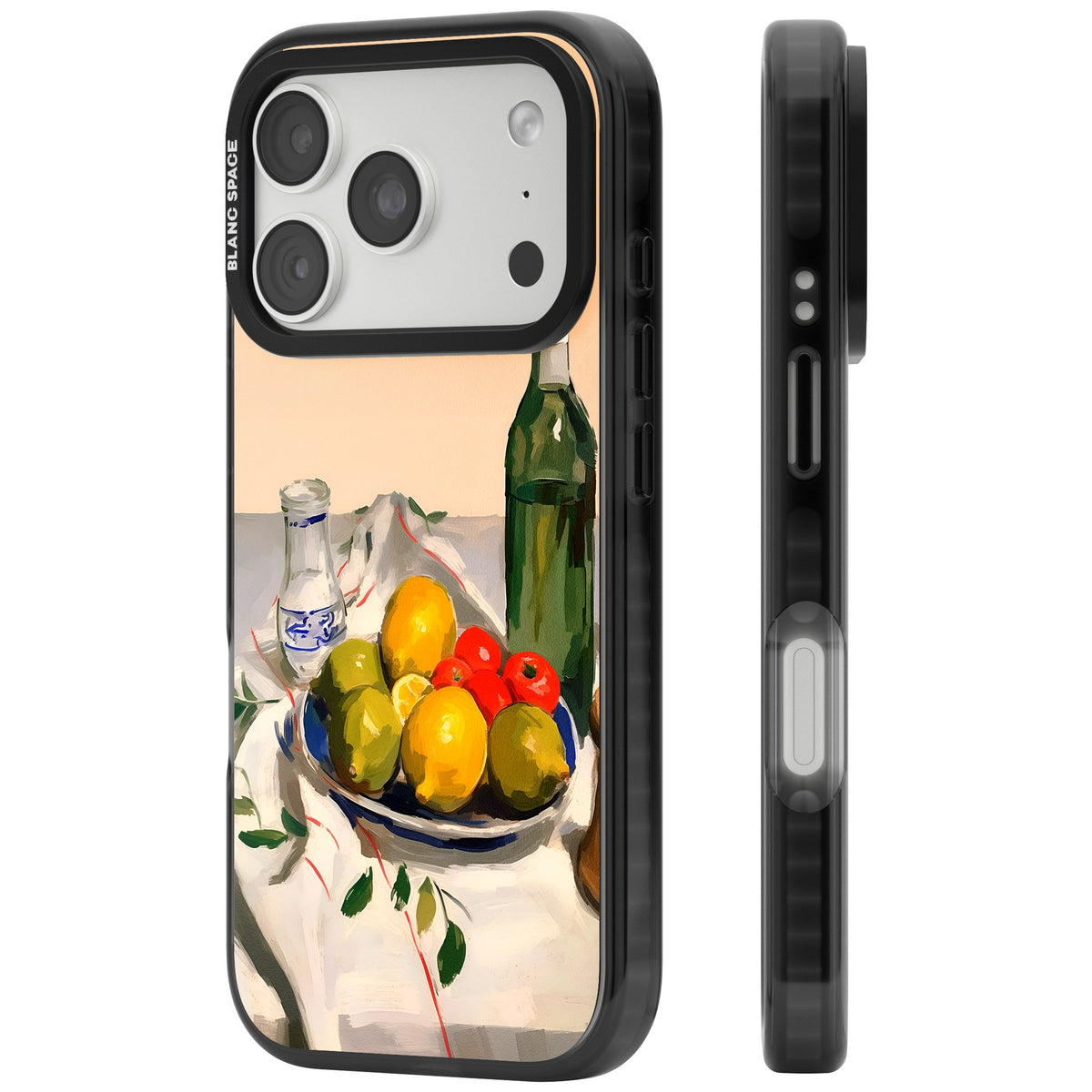 Mediterranean Fruit Salad iPhone 18 Pro Impact Black Phone Case side
