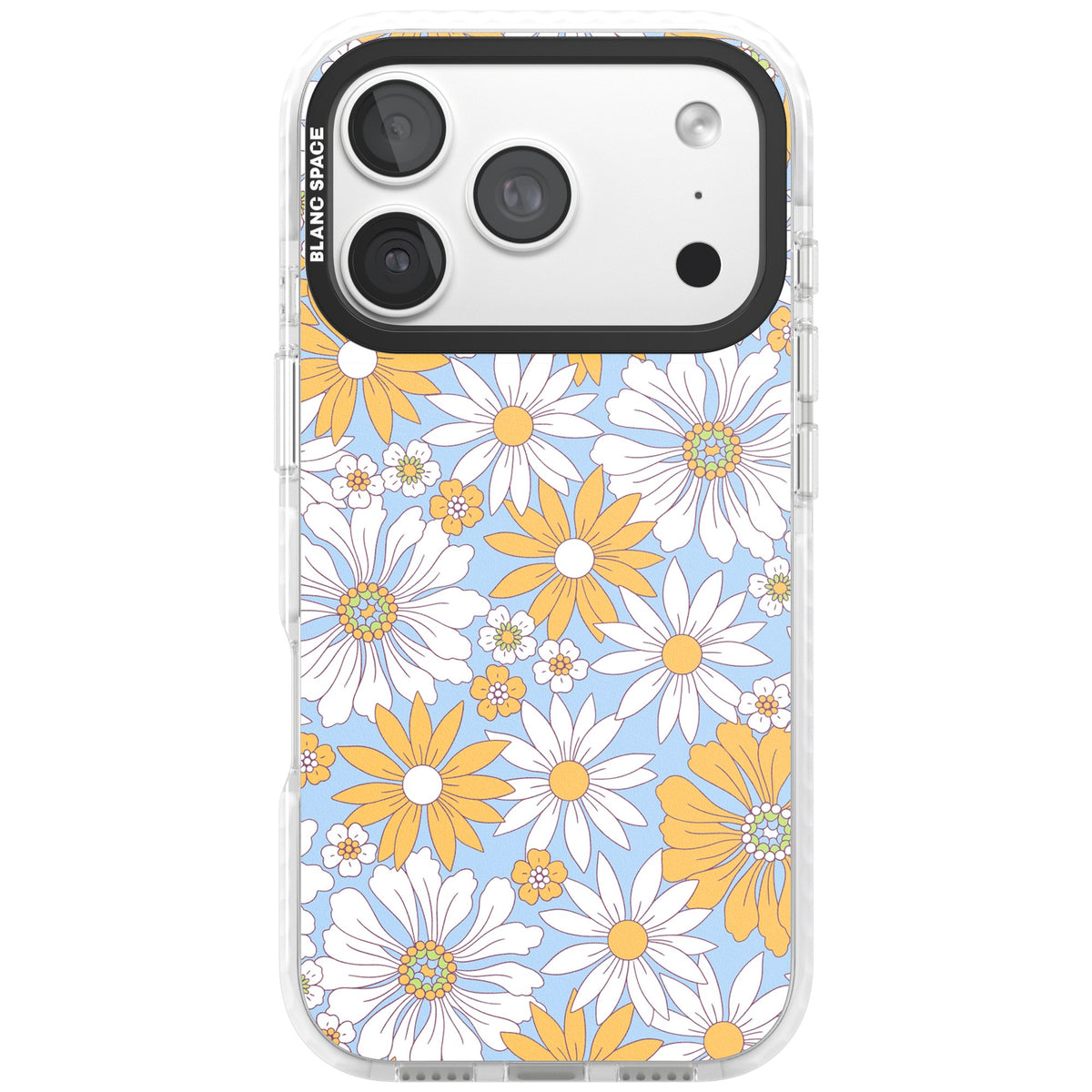 Summers Day Flower Mix iPhone 18 Pro Impact Clear Phone Case front