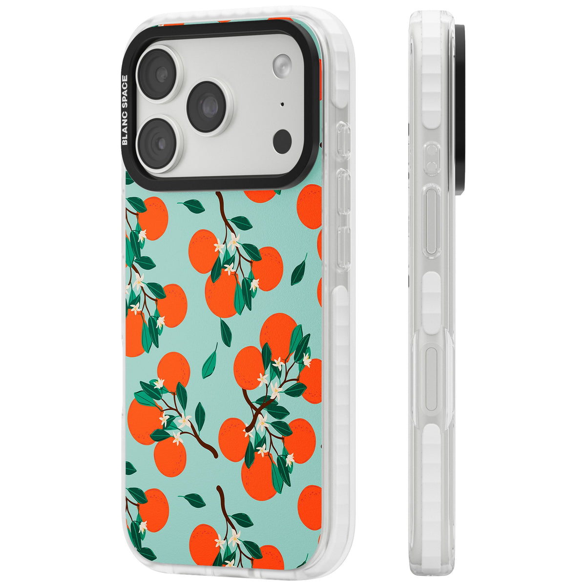Orange Grove iPhone 18 Pro Impact Clear Phone Case side