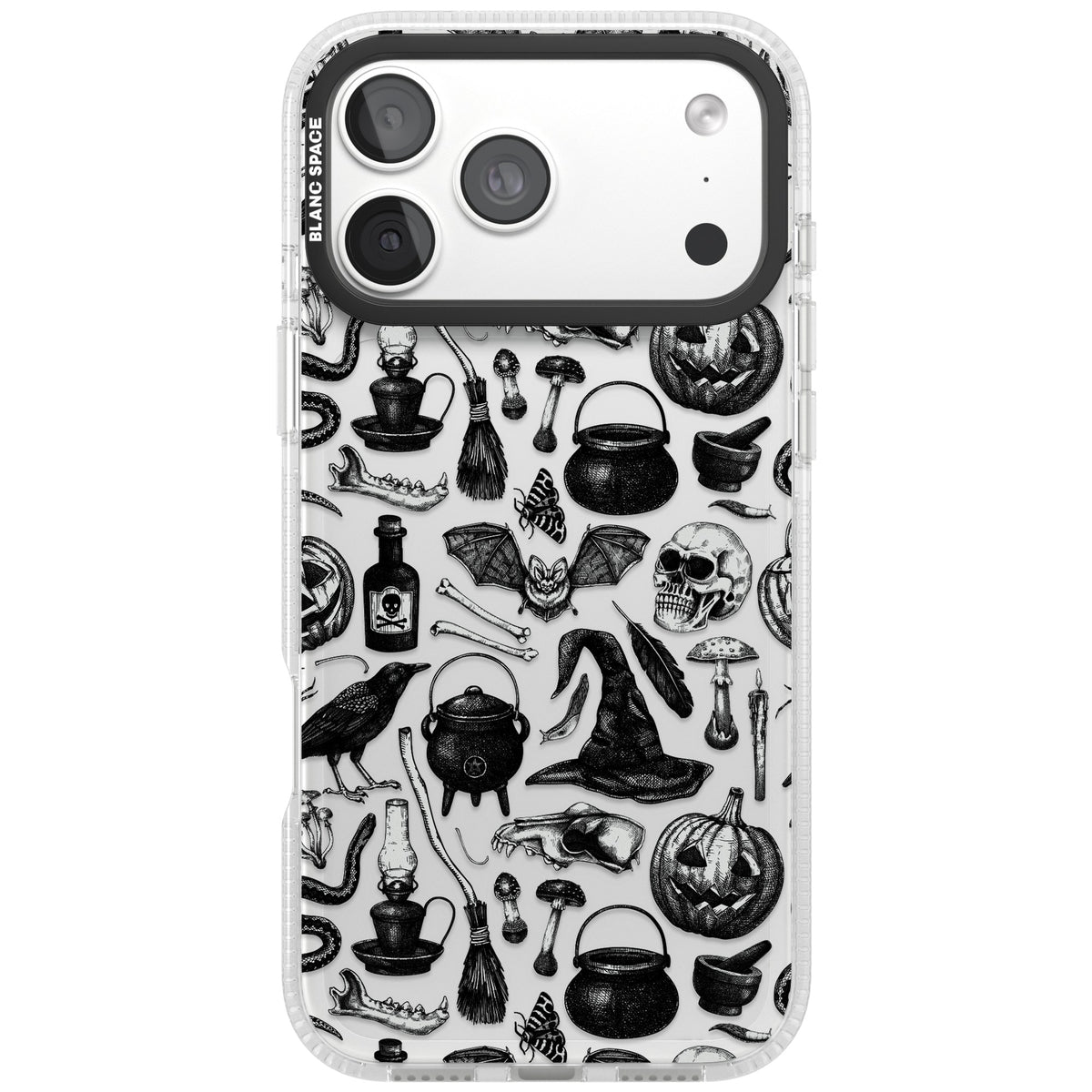 Dark Witchy iPhone 18 Pro Max Impact Air Clear Phone Case front