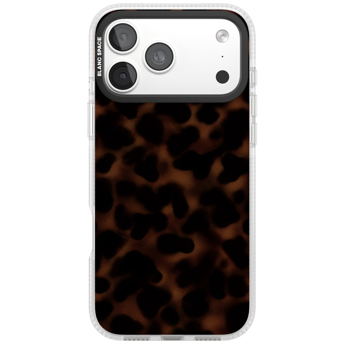 Dark Tortoise Shell old money iPhone case featuring a dark tortoiseshell pattern with amber and black animal print tones iPhone 18 Pro Max Impact Air Phone Case front