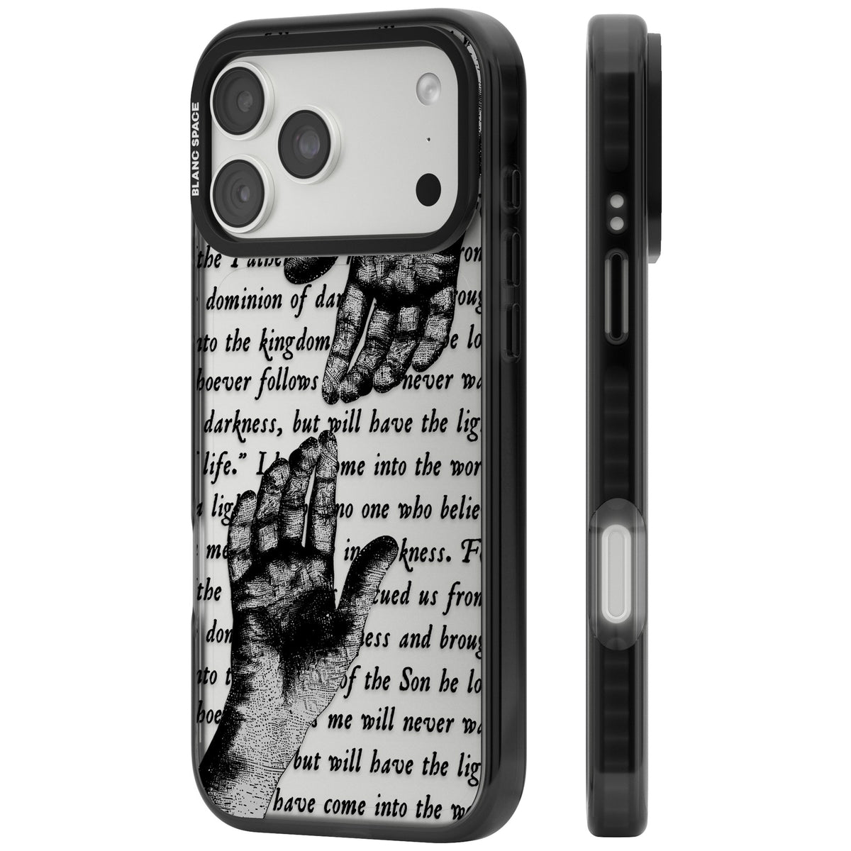 In Touch iPhone 18 Pro Max Impact Black Phone Case side