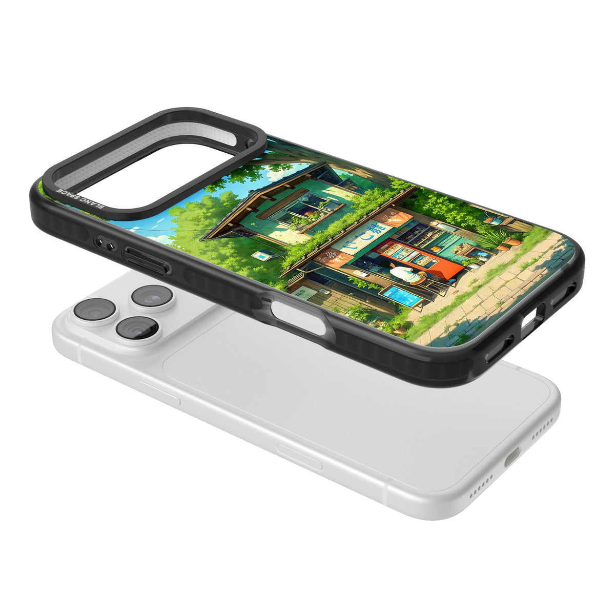 Countryside Kiosk iPhone 18 Pro Max Impact Black Phone Case angled
