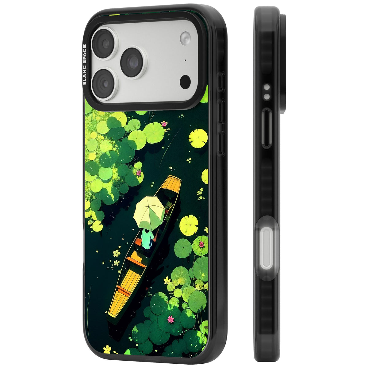 Jade Waters iPhone 18 Pro Max Impact Black Phone Case side