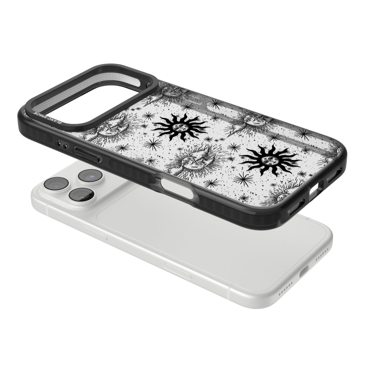 MERGE iPhone 18 Pro Max Impact Black Phone Case angled