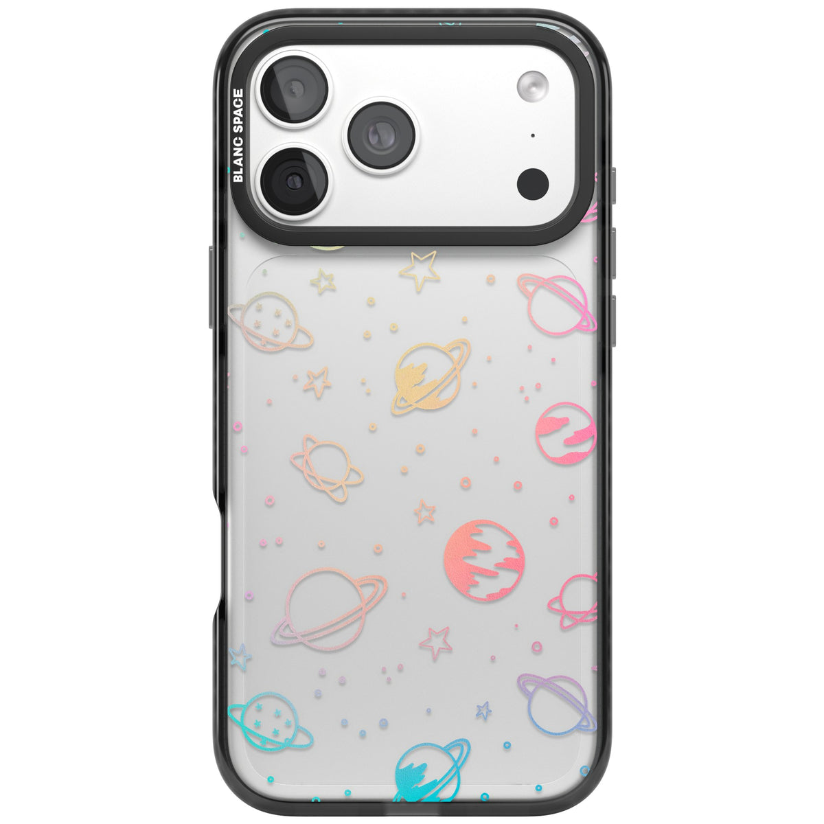 Pastel Cosmos iPhone 18 Pro Max Impact Black Phone Case front