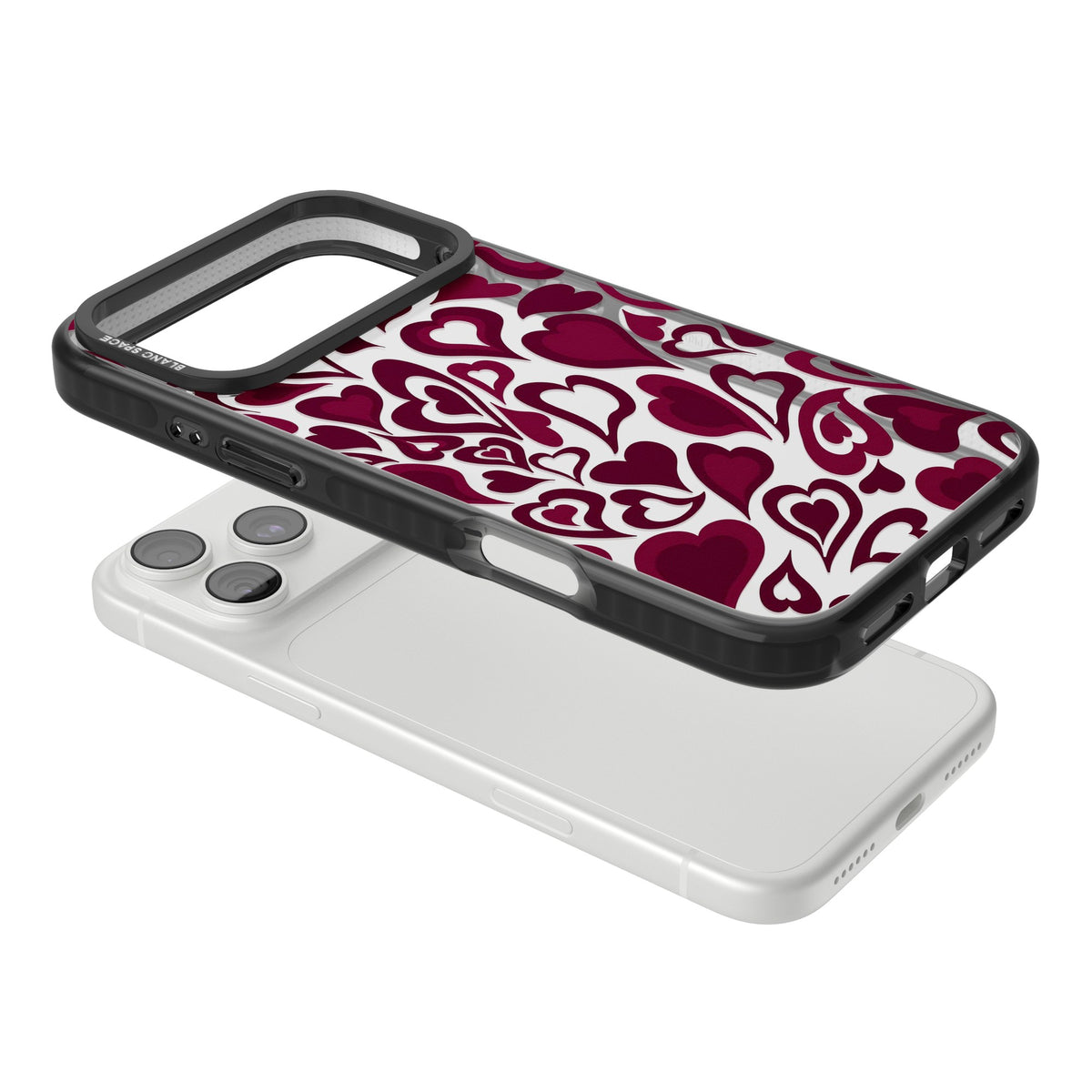Amour iPhone 18 Pro Max Impact Black Phone Case angled