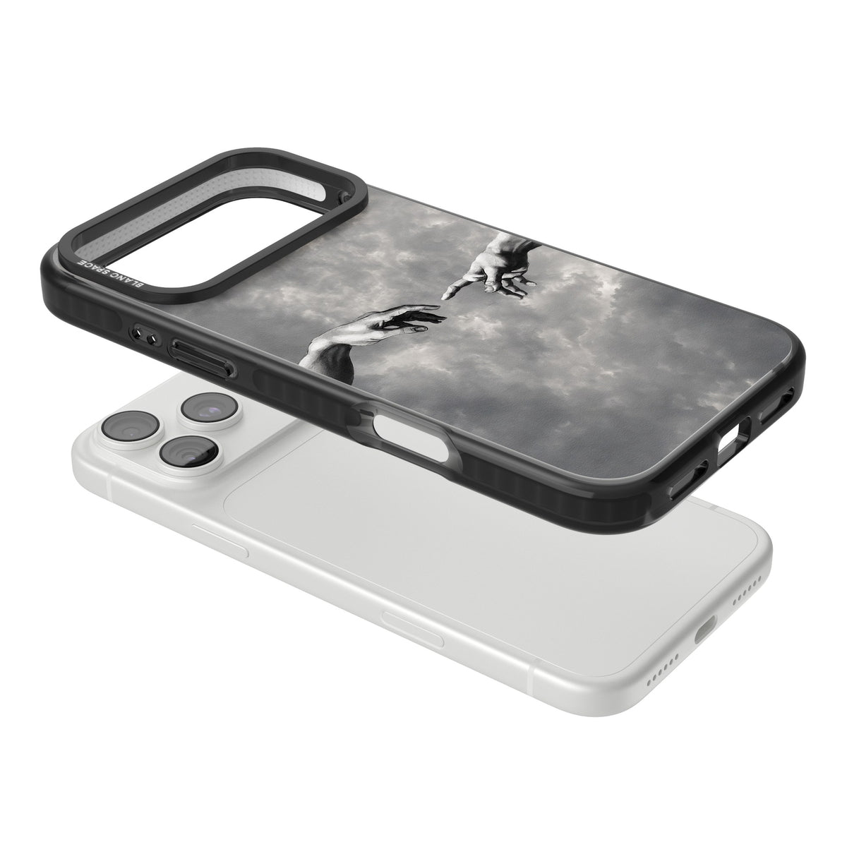 Creation iPhone 18 Pro Max Impact Black Phone Case angled
