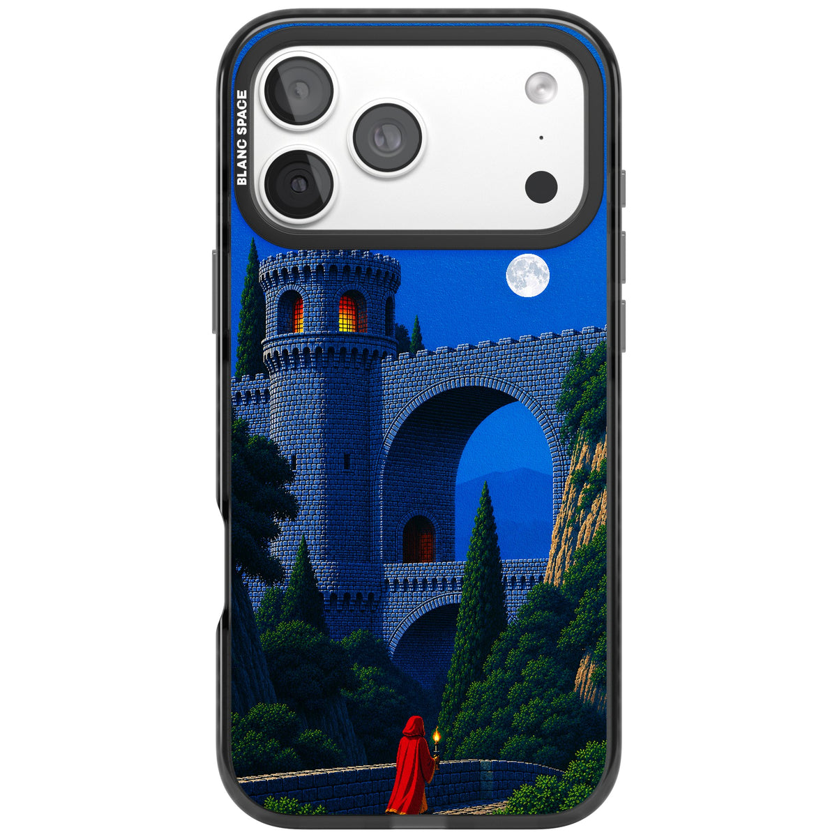 Castle Walls iPhone 18 Pro Max Impact Black Phone Case front