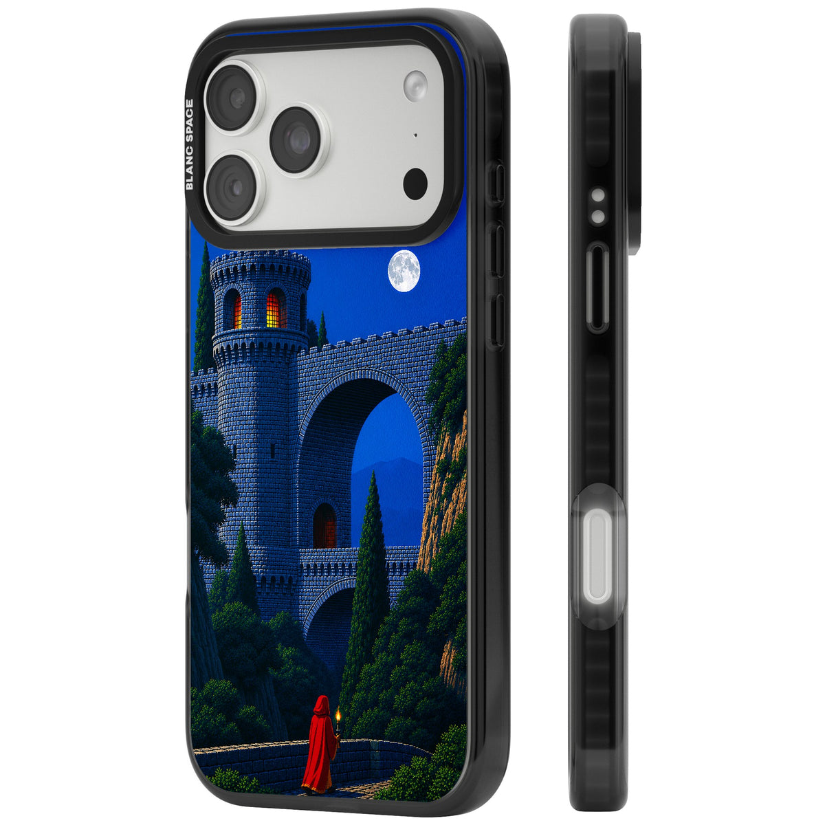 Castle Walls iPhone 18 Pro Max Impact Black Phone Case side