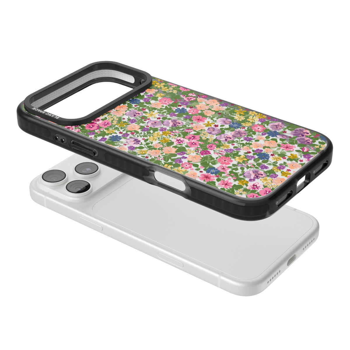 Lake Como Meadow iPhone 18 Pro Max Impact Black Phone Case angled