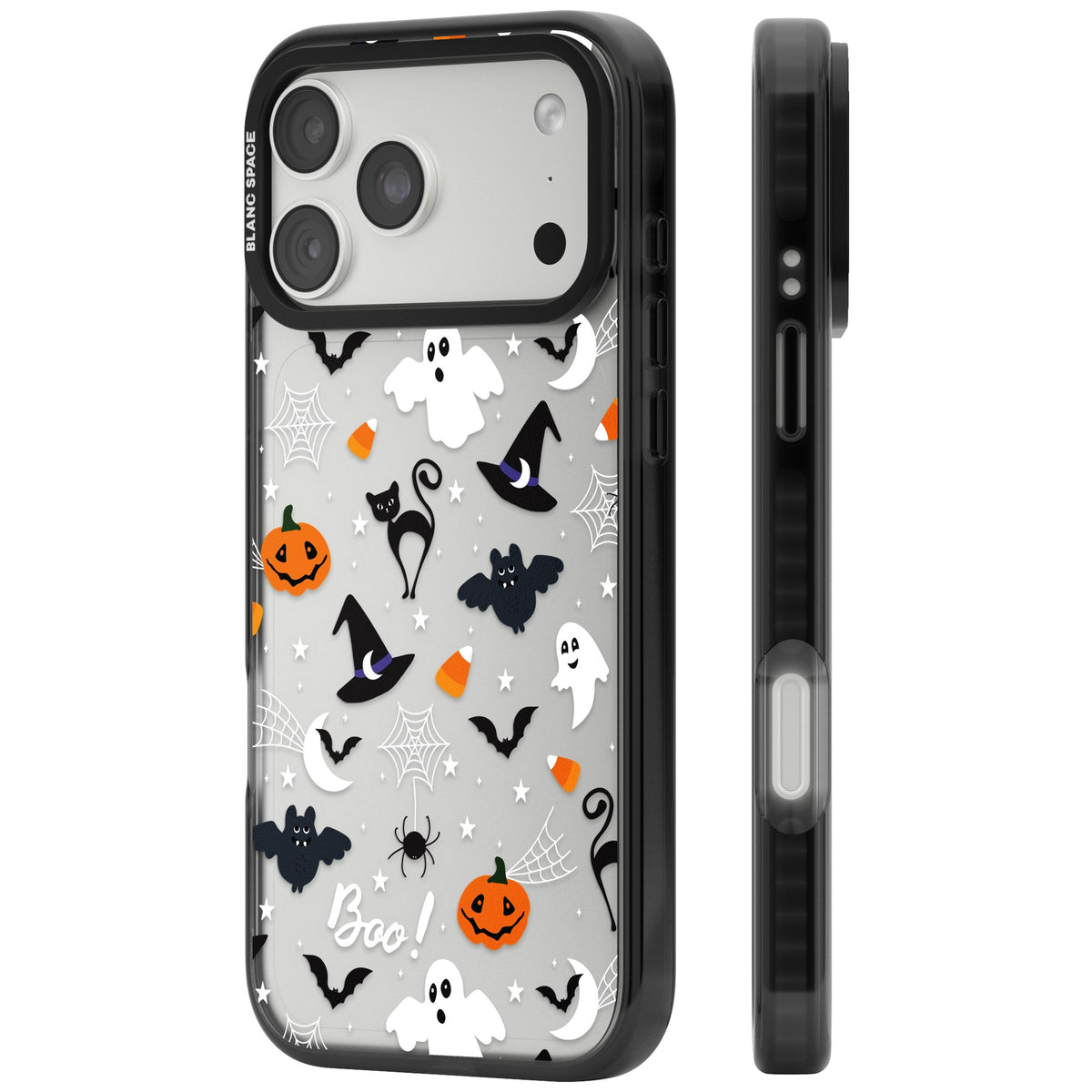 Halloween Mix iPhone 18 Pro Max Impact Black Phone Case side