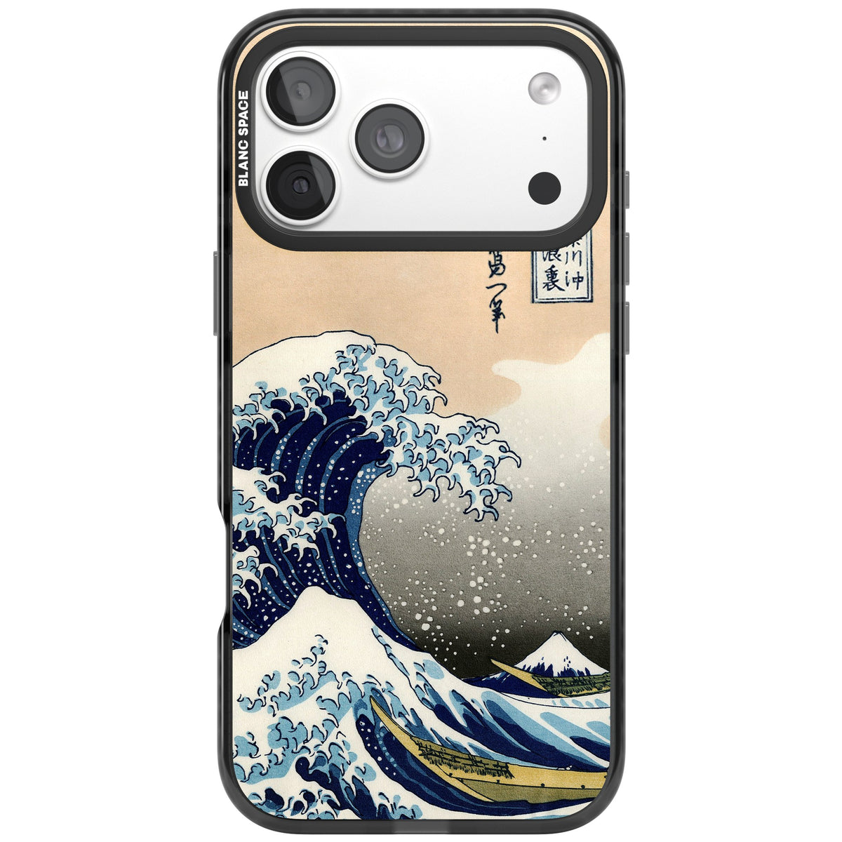 Great Wave iPhone 18 Pro Max Impact Black Phone Case front