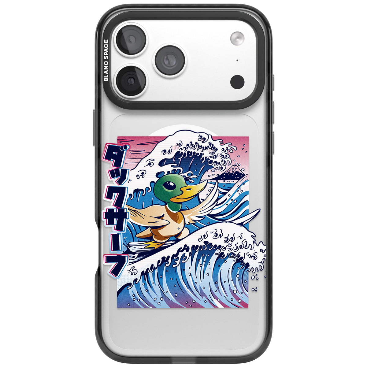 Duck Surf iPhone 18 Pro Max Impact Pro Black Phone Case front