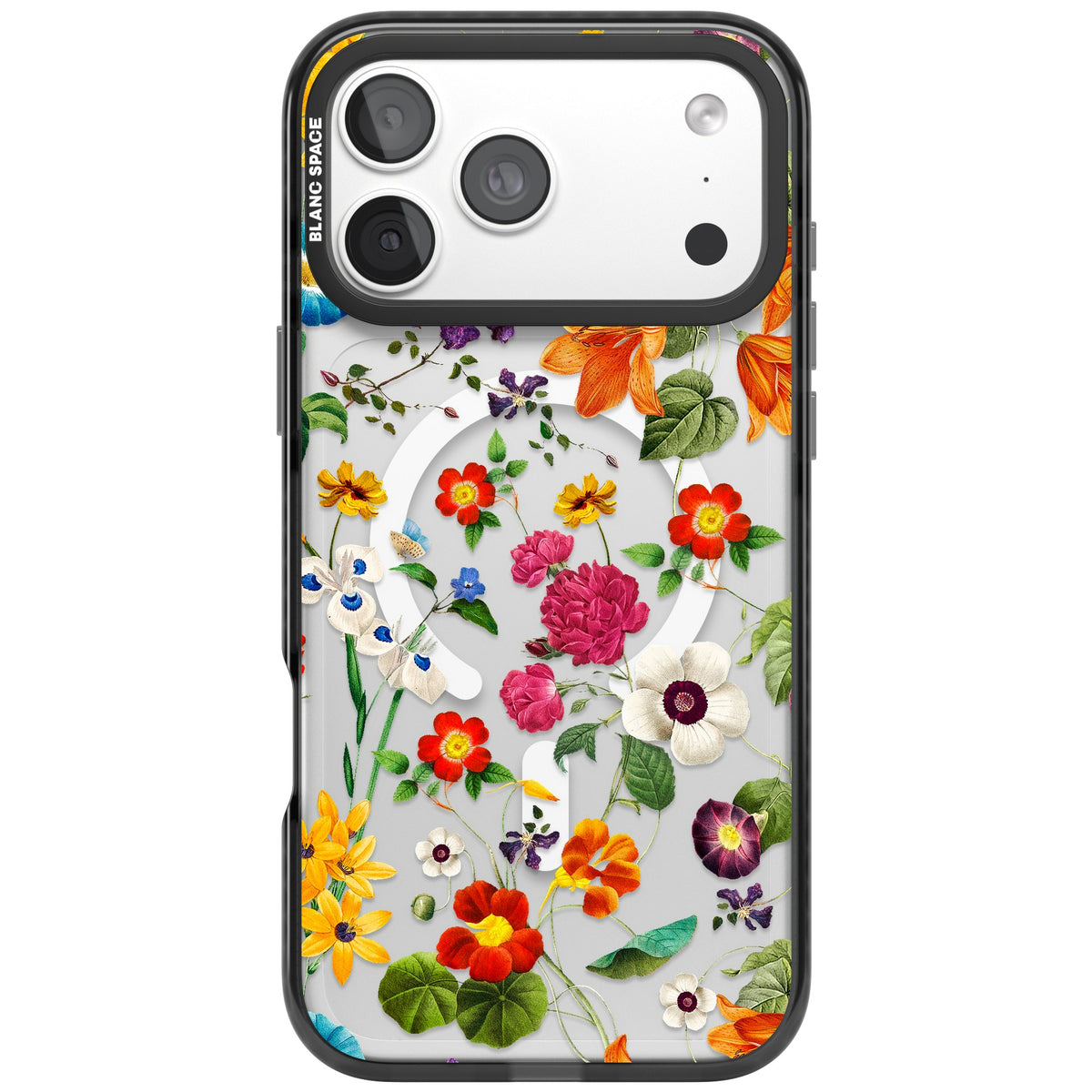 Whimsical Wildflowers iPhone 18 Pro Max Impact Pro Black Phone Case front