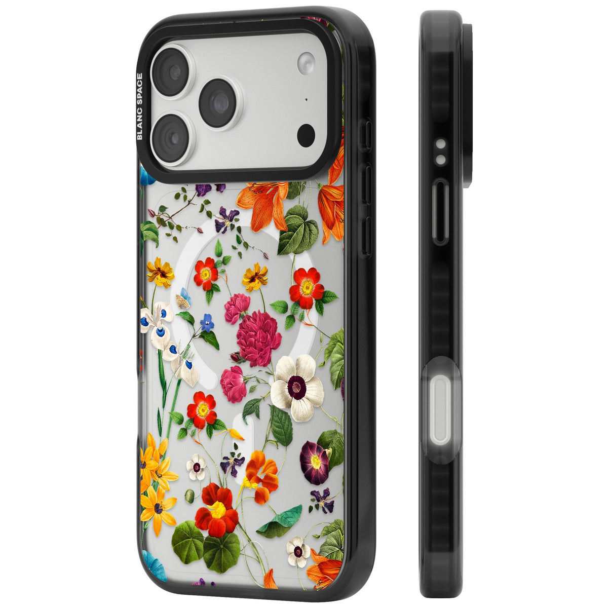 Whimsical Wildflowers iPhone 18 Pro Max Impact Pro Black Phone Case side