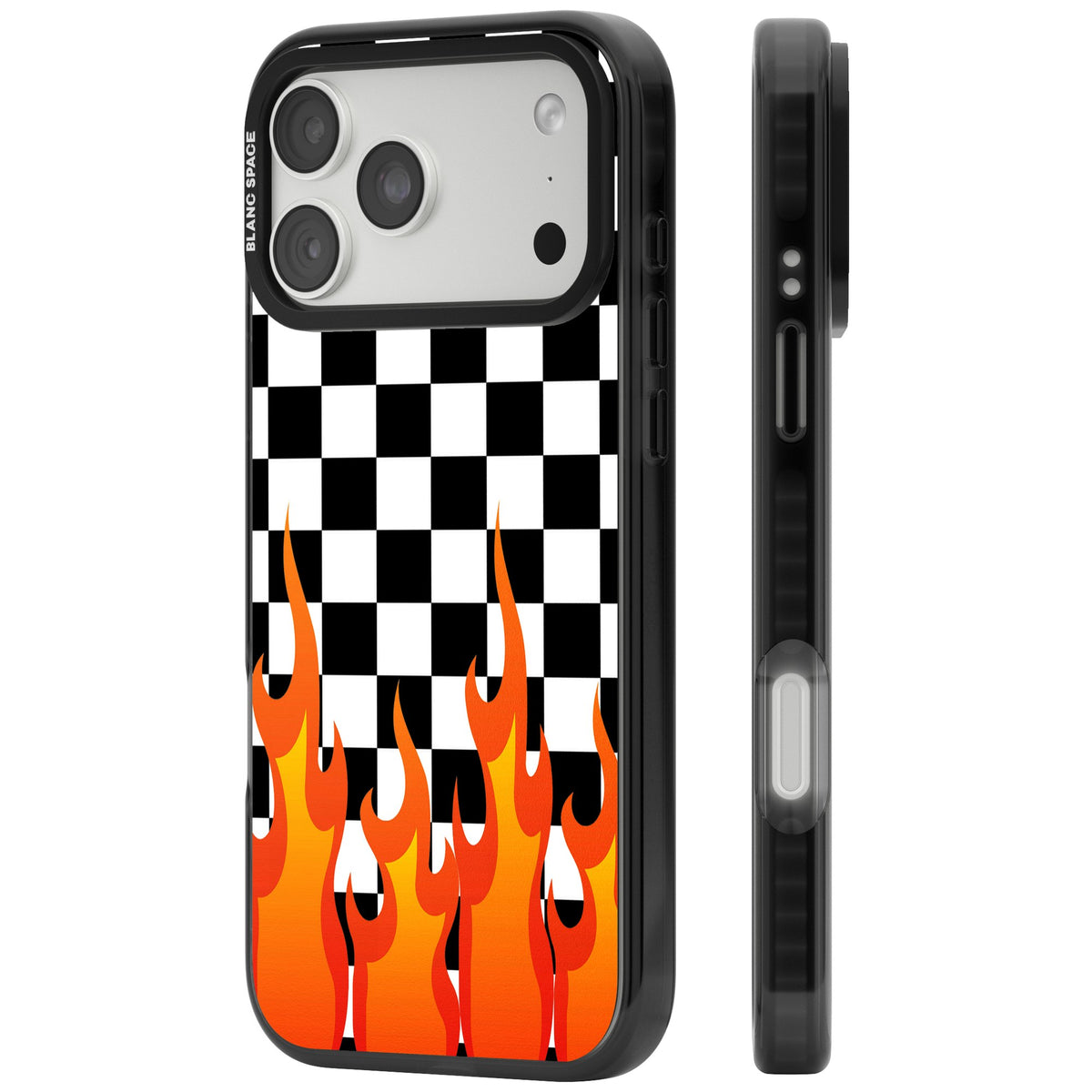Hot Pursuit iPhone 18 Pro Max Impact Pro Black Phone Case side