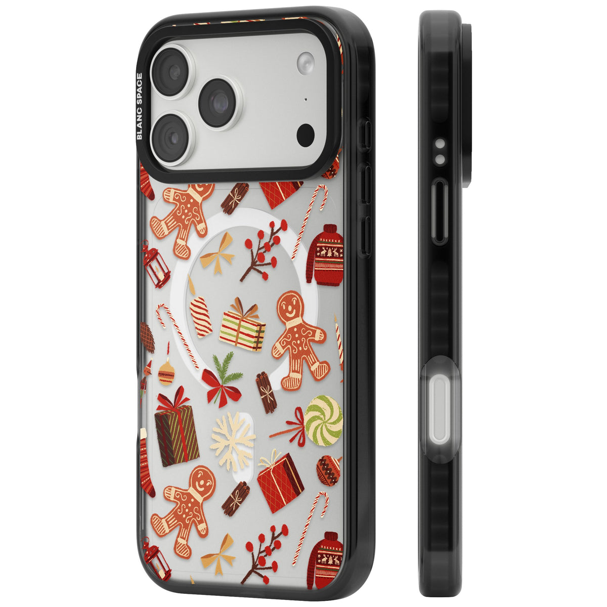 Christmas Assortments iPhone 18 Pro Max Impact Pro Black Phone Case side