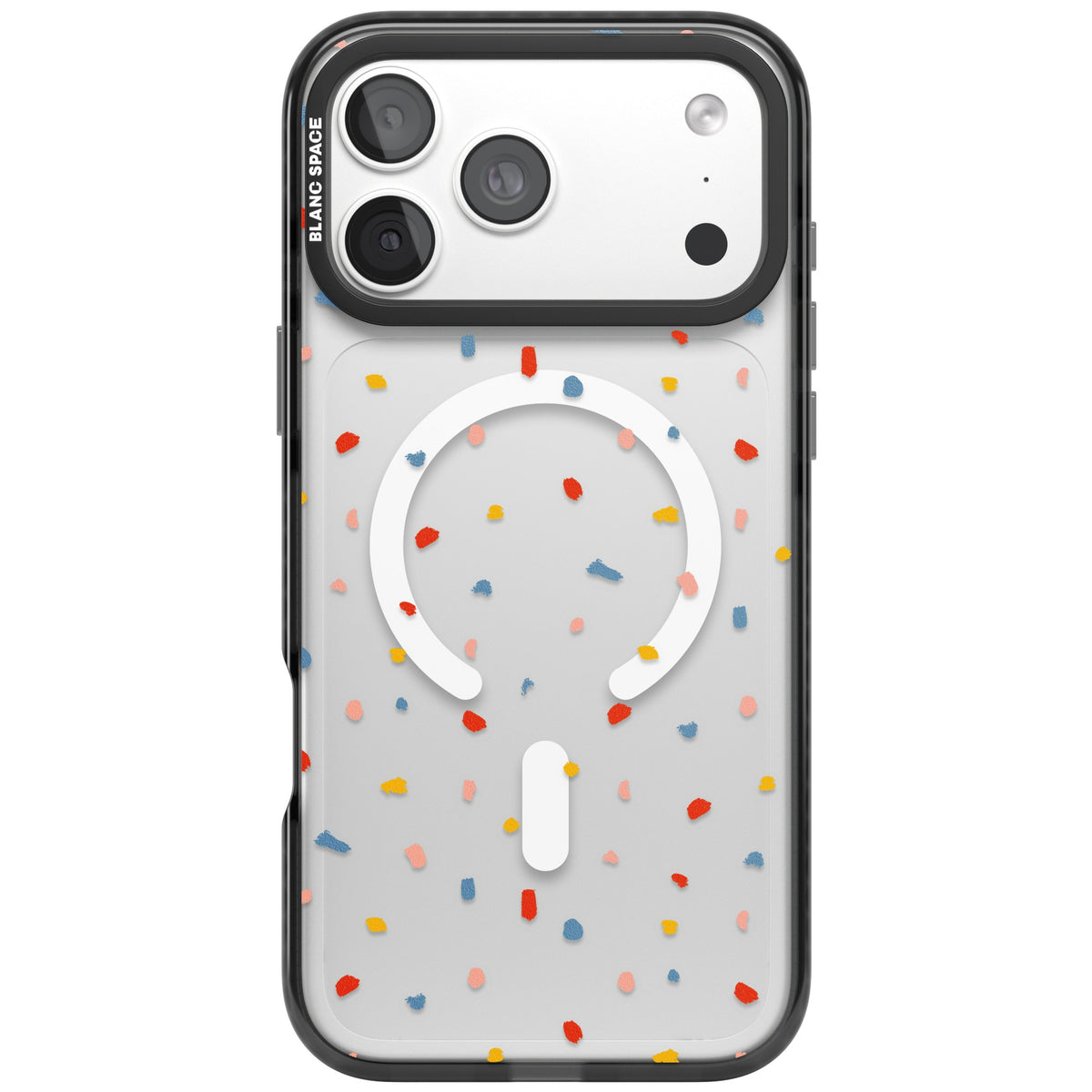 Small Confetti iPhone 18 Pro Max Impact Pro Black Phone Case front