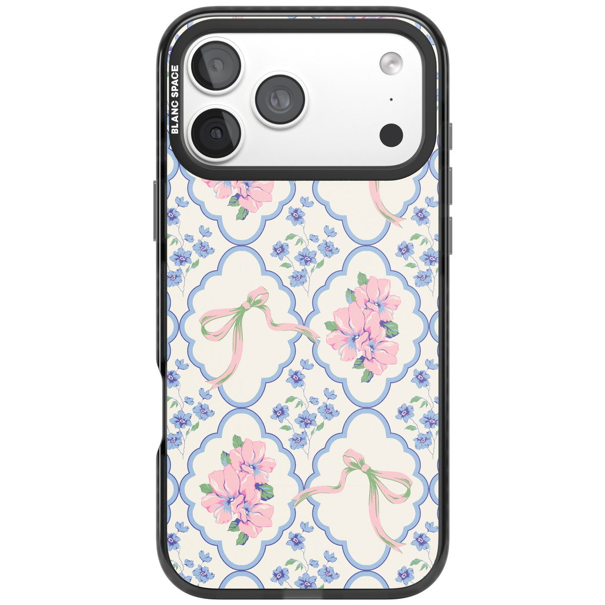 Ribbon Lattice iPhone 18 Pro Max Impact Pro Black Phone Case front