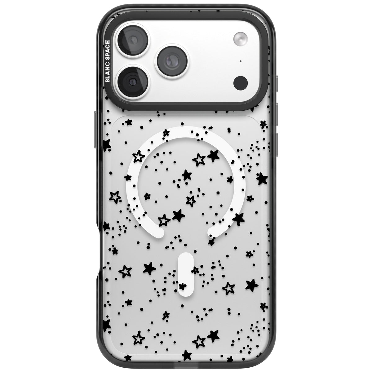 Midnight Stars iPhone 18 Pro Max Impact Pro Black Phone Case front