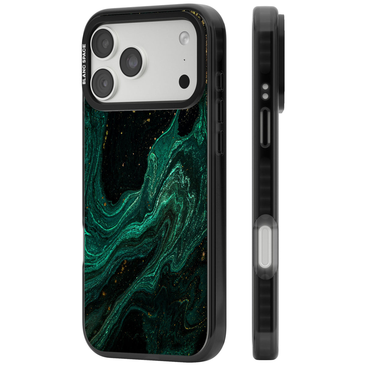 Emerald Lagoon iPhone 18 Pro Max Impact Pro Black Phone Case side