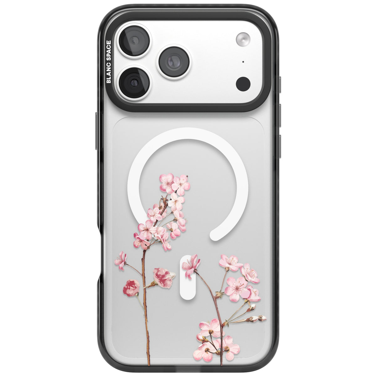 Blossom Flower iPhone 18 Pro Max Impact Pro Black Phone Case front