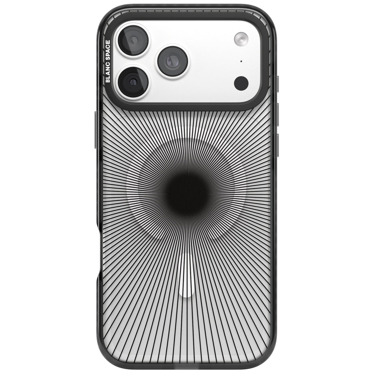 Linear Sunburst iPhone 18 Pro Max Impact Pro Black Phone Case front