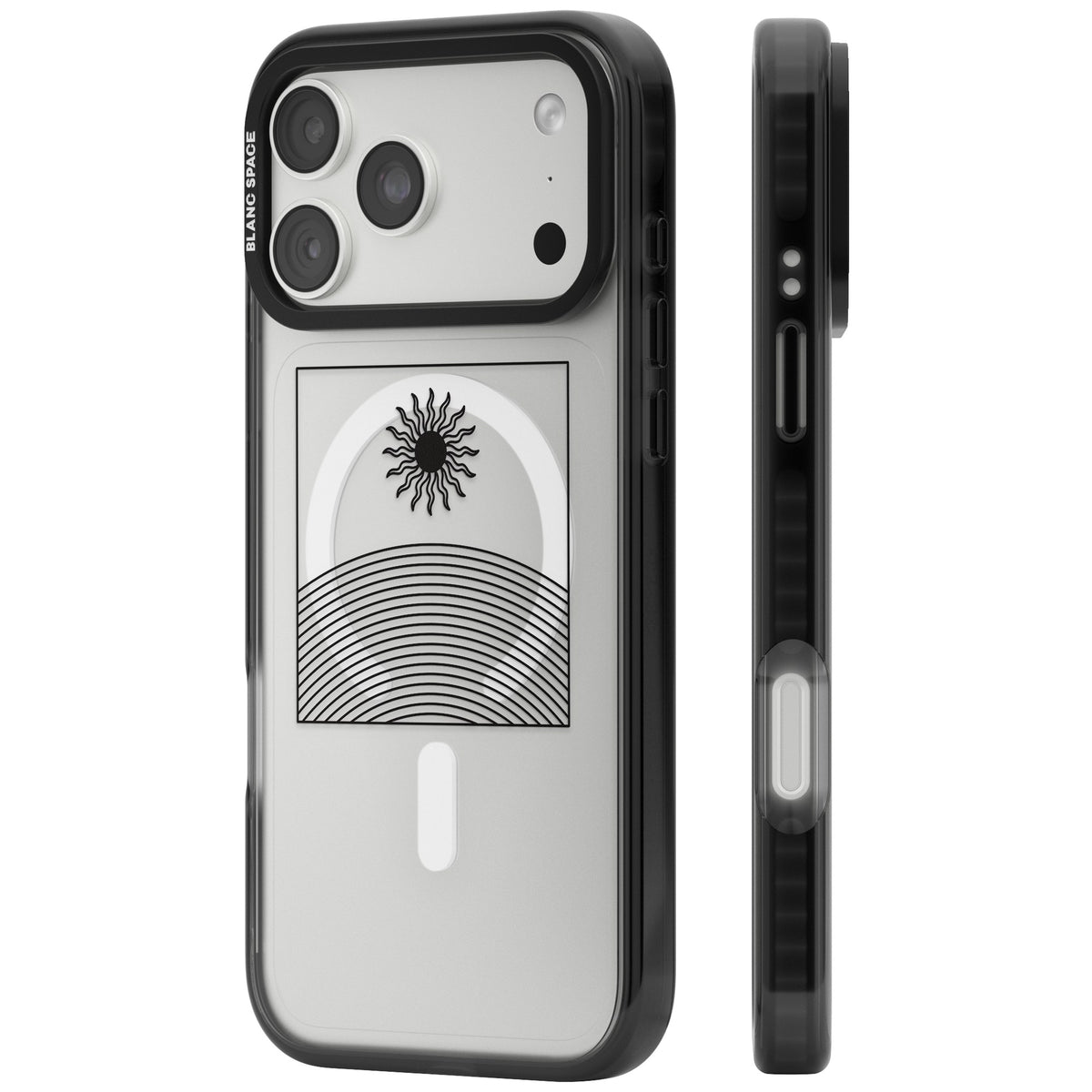 Cosmic Radiance iPhone 18 Pro Max Impact Pro Black Phone Case side