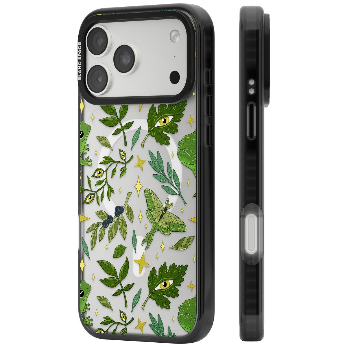 Forest Senses iPhone 18 Pro Max Impact Pro Black Phone Case side