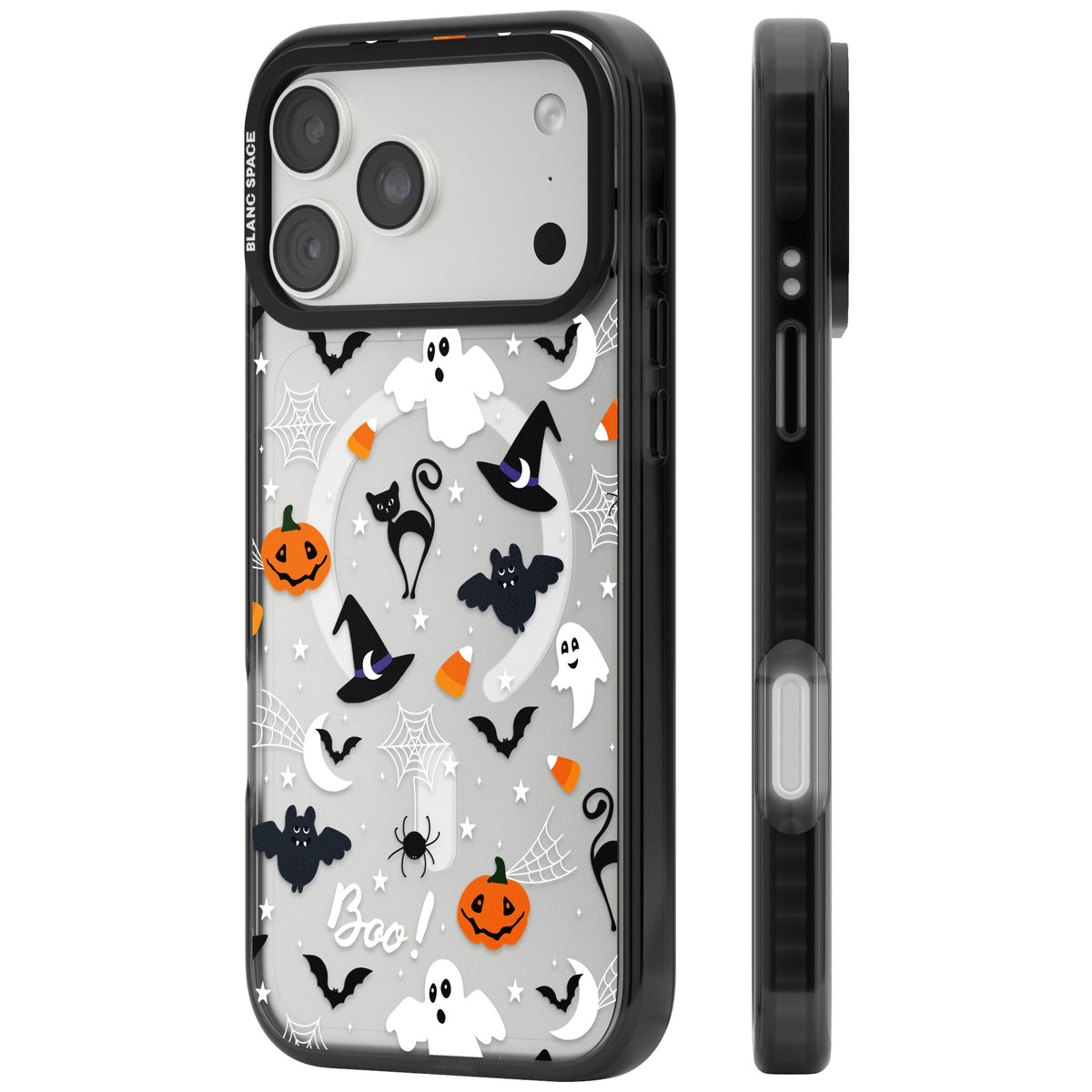Halloween Mix iPhone 18 Pro Max Impact Pro Black Phone Case side