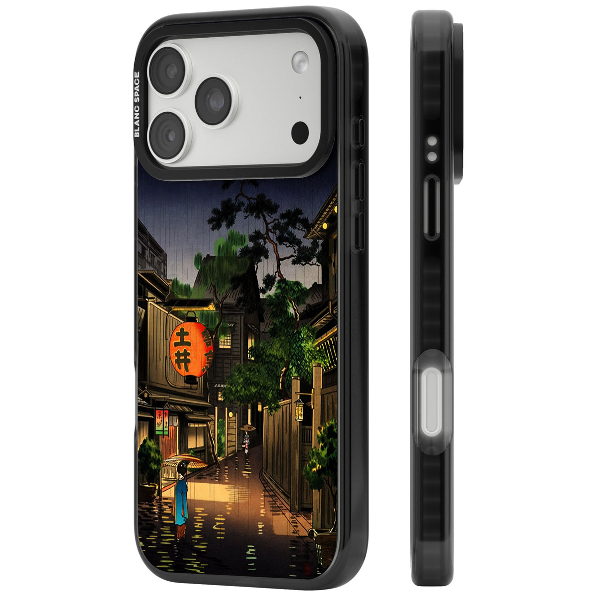 Evening In Ushigome iPhone 18 Pro Max Impact Pro Black Phone Case side